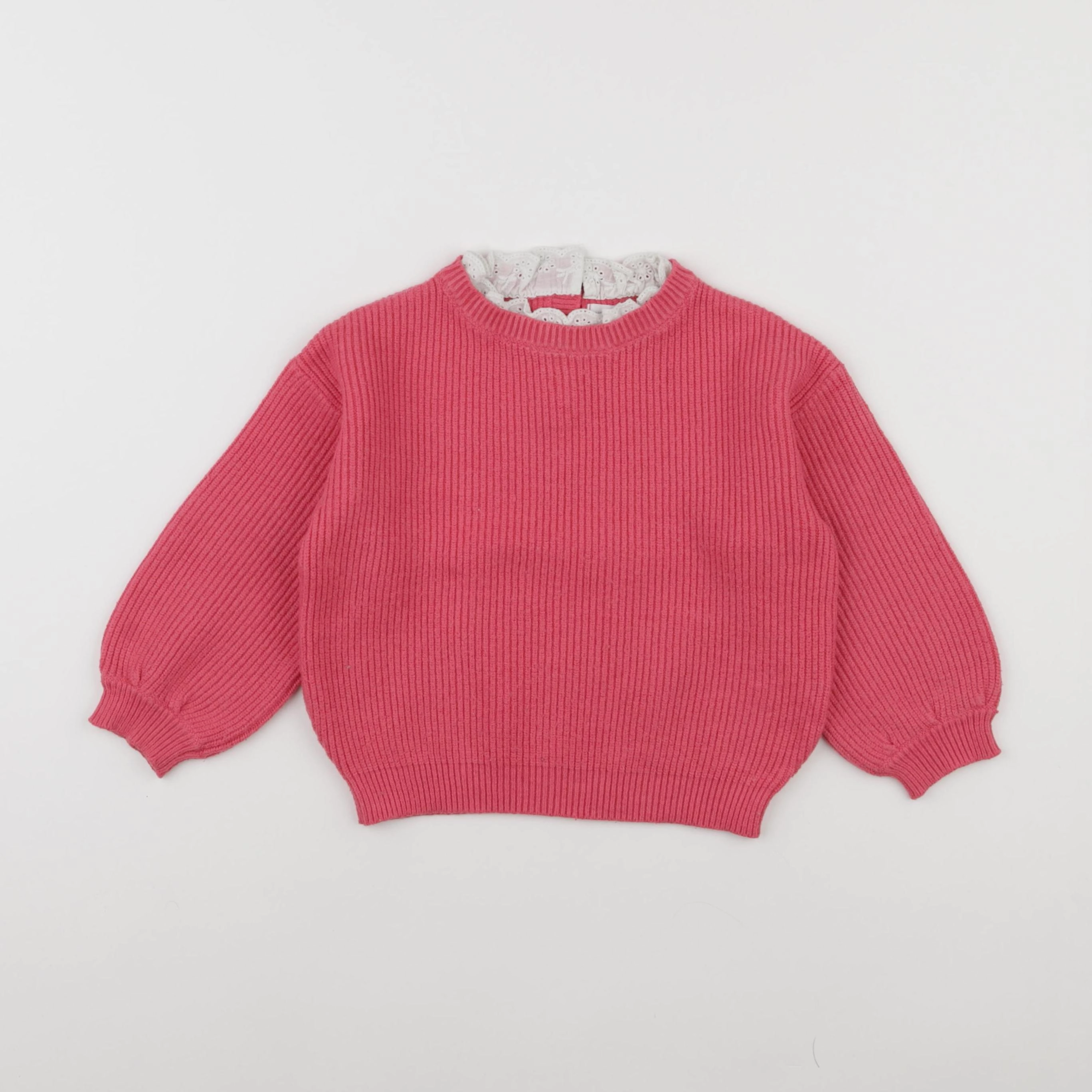 Vertbaudet - pull rose - 3 ans