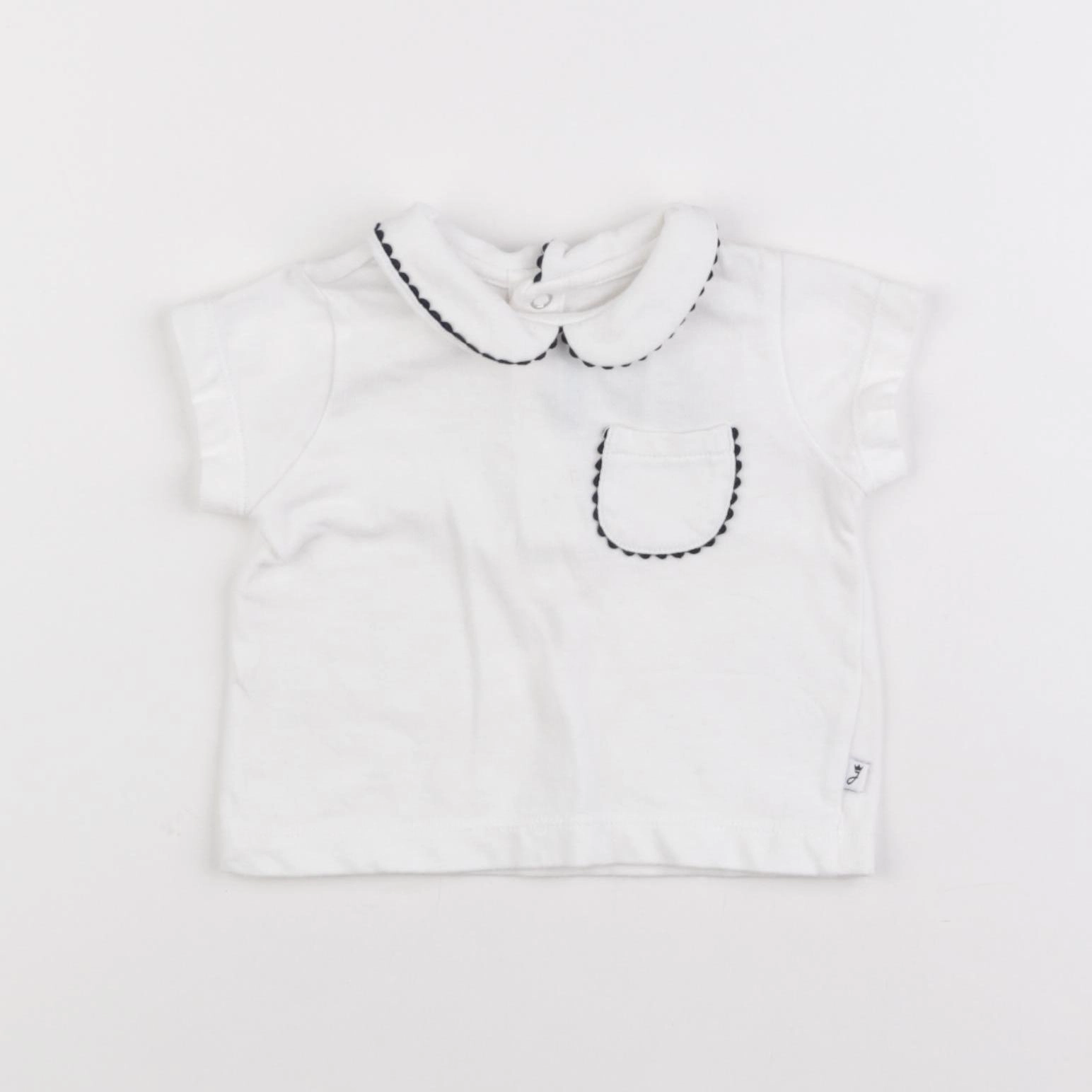Jacadi - tee-shirt blanc - 6 mois
