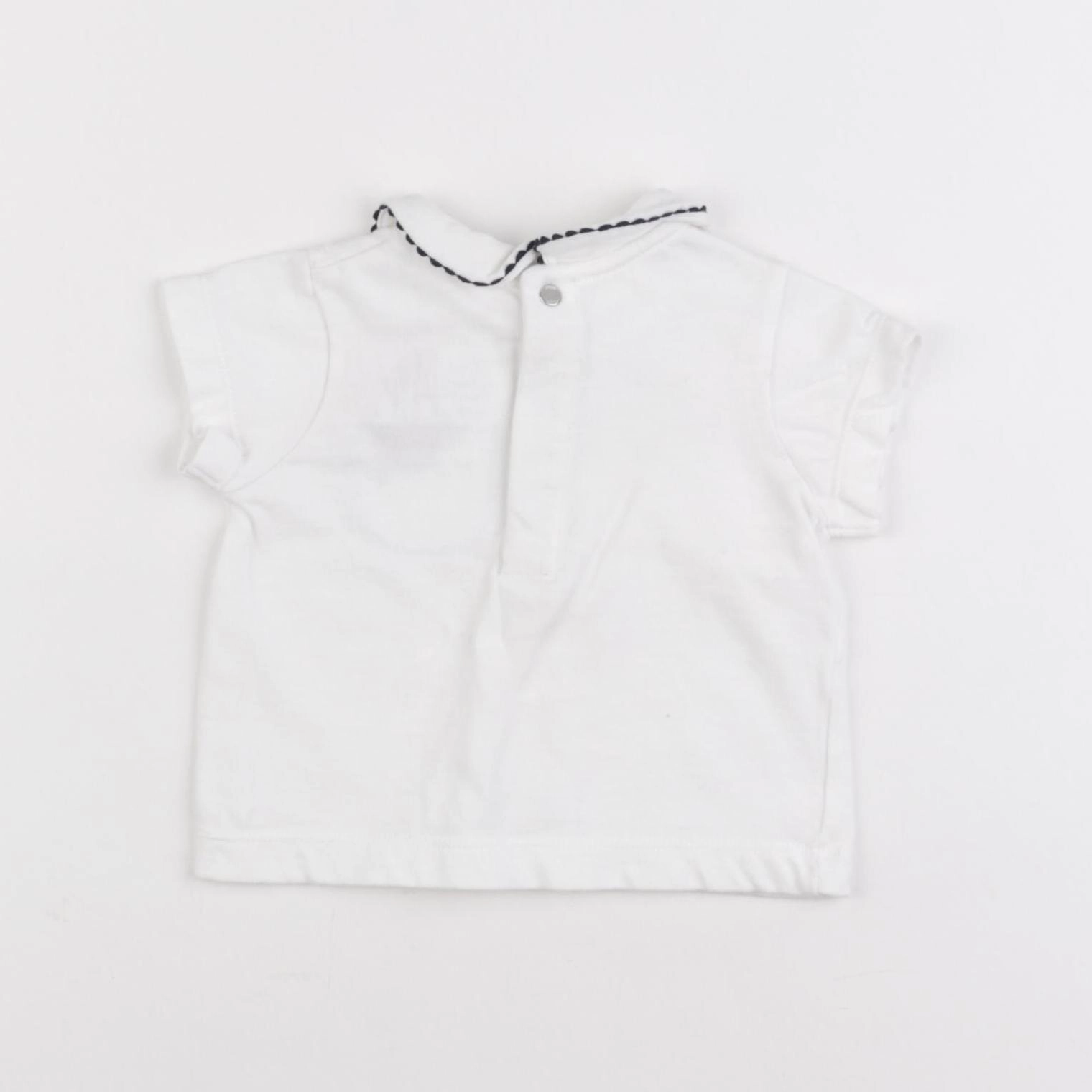 Jacadi - tee-shirt blanc - 6 mois
