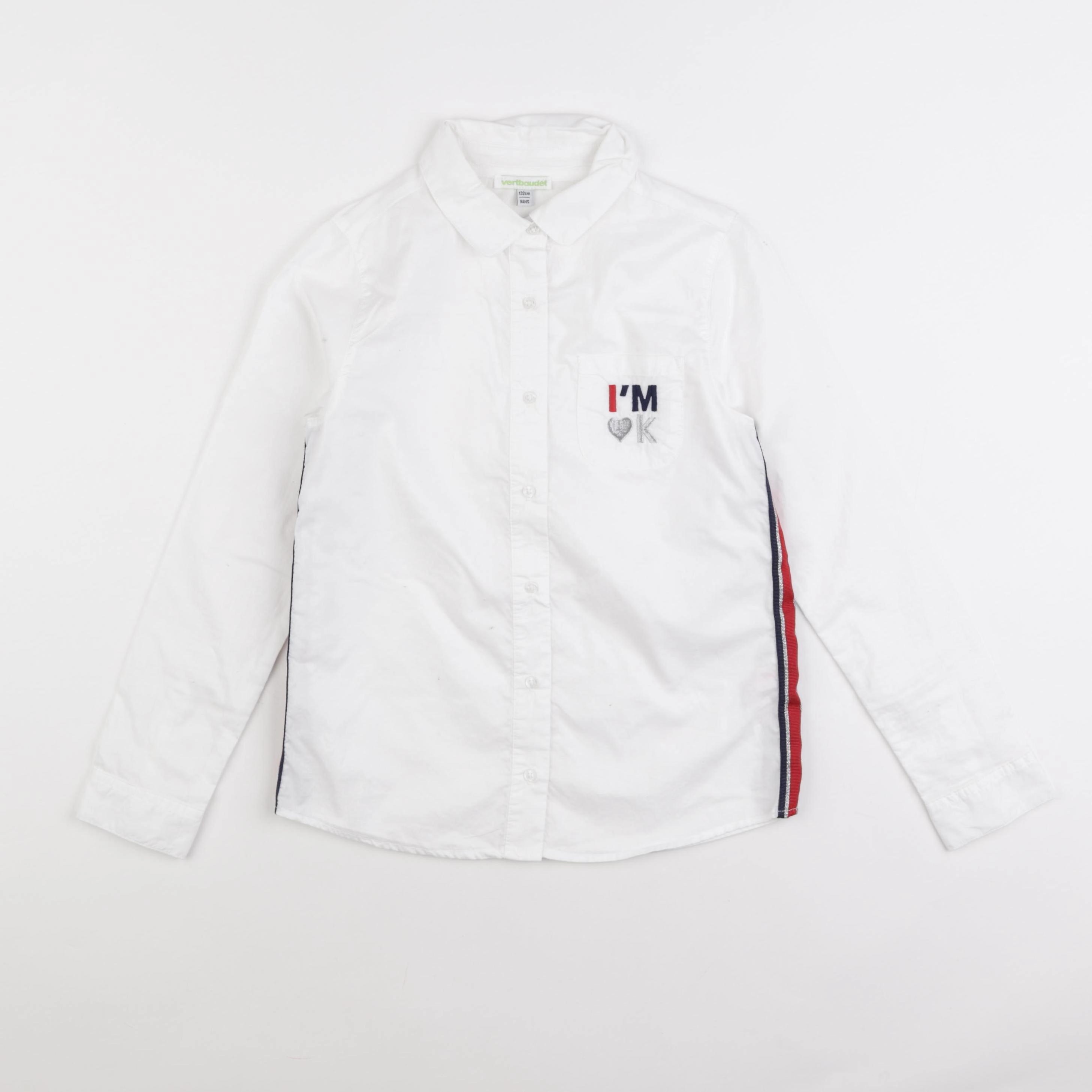 Vertbaudet - chemise blanc - 9 ans