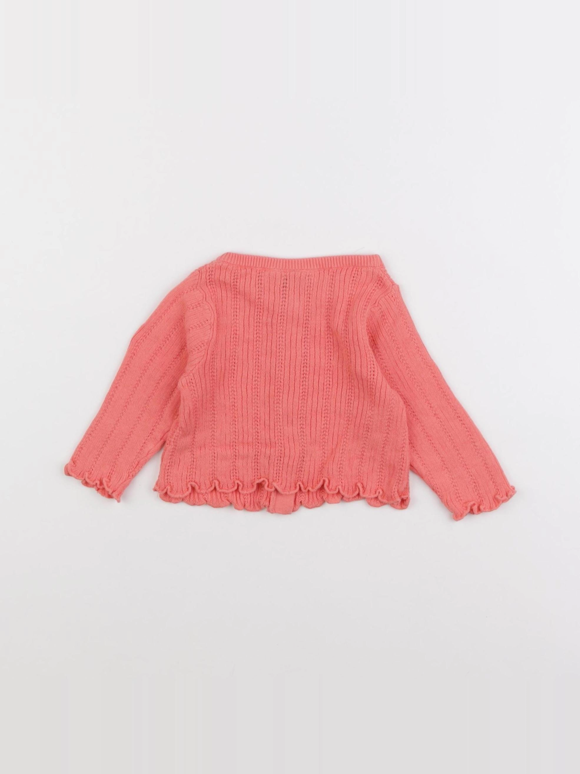 Tape à l'oeil - gilet rose - 3 mois
