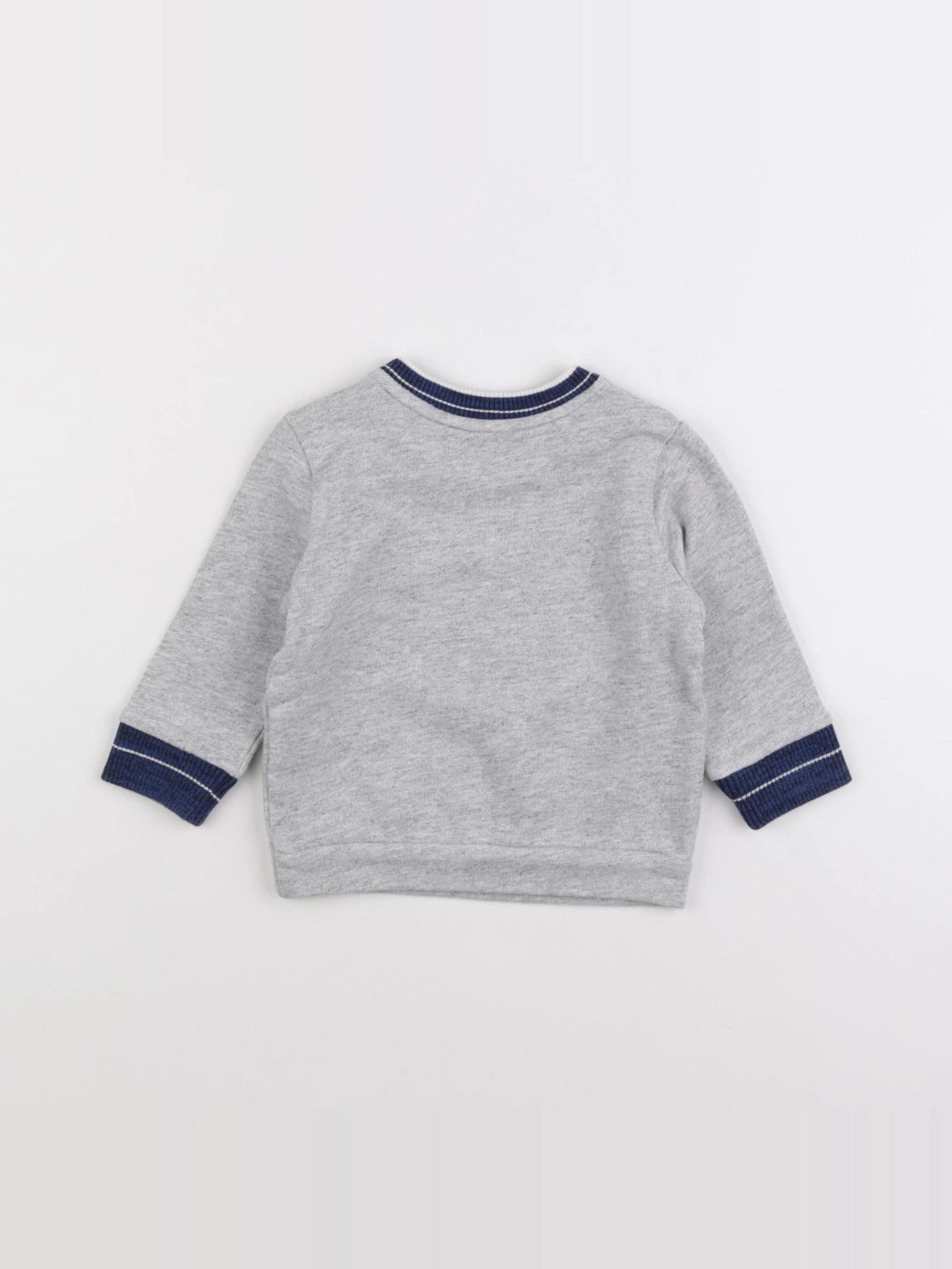 IKKS - sweat gris - 12 mois