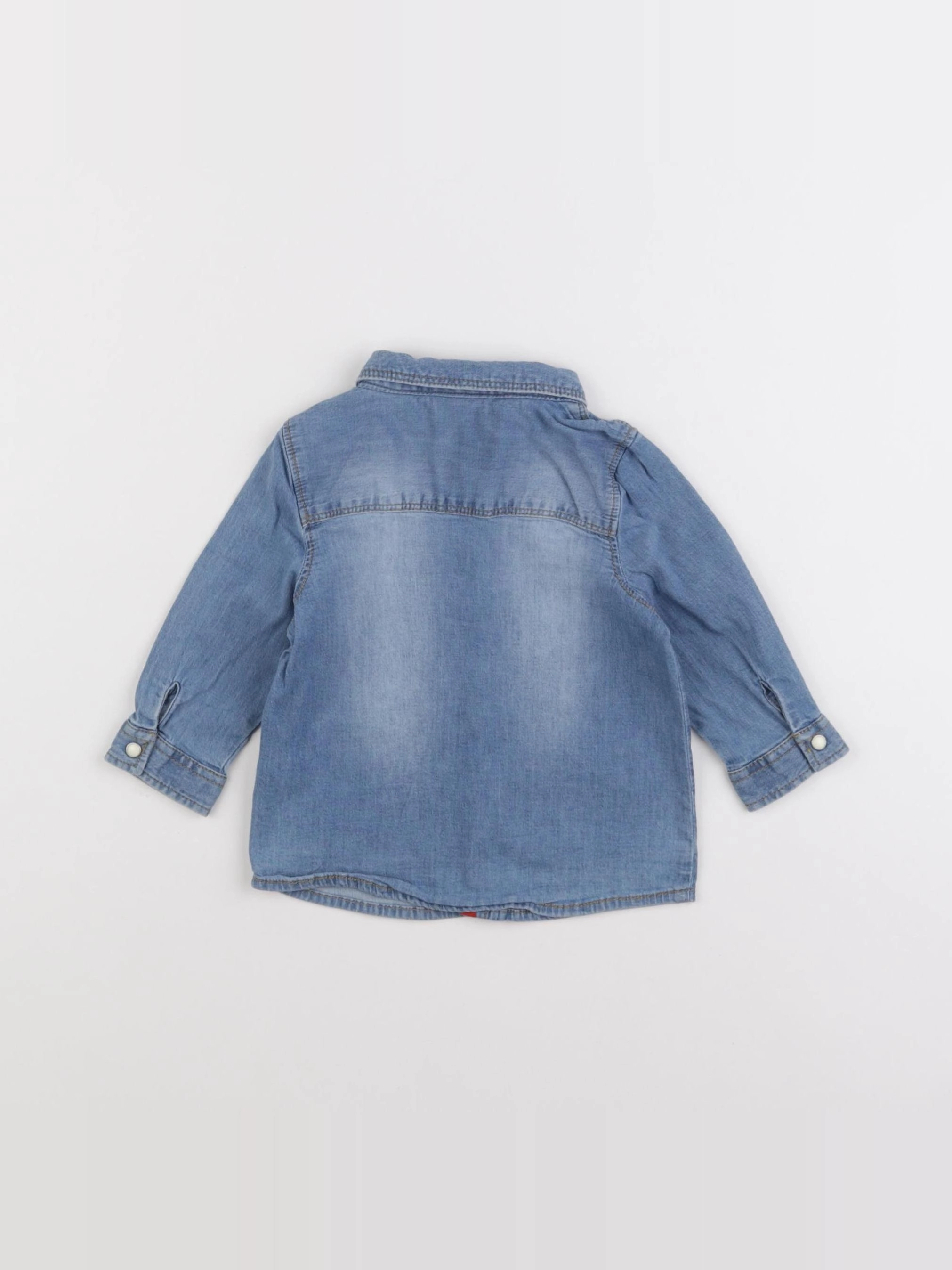 Tape à l'oeil - chemise bleu - 6 mois