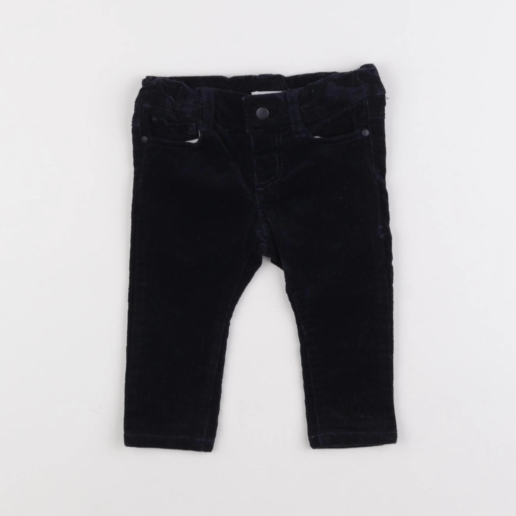 Boutchou - pantalon bleu - 6 mois