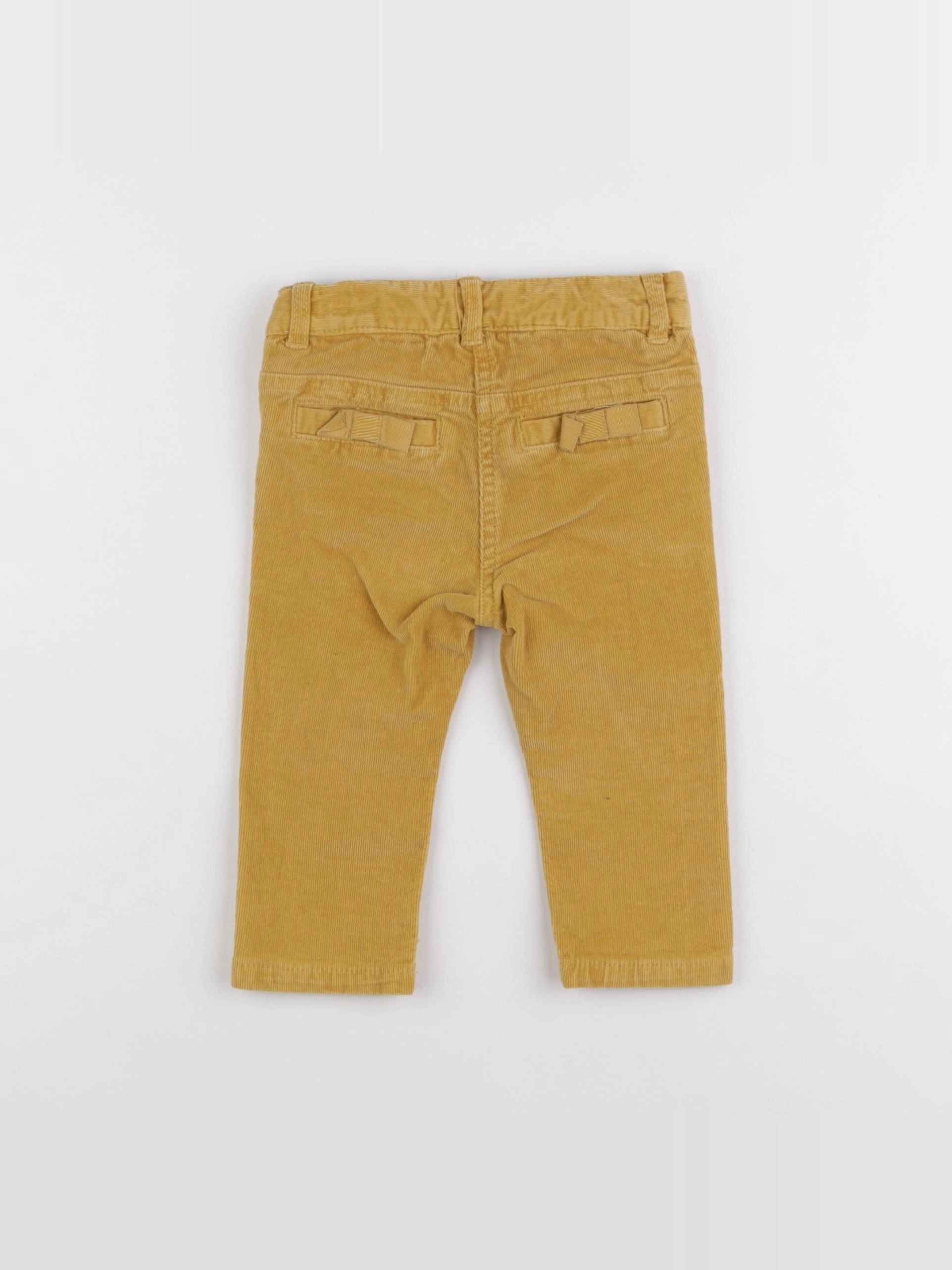 Jacadi - pantalon jaune - 12 mois