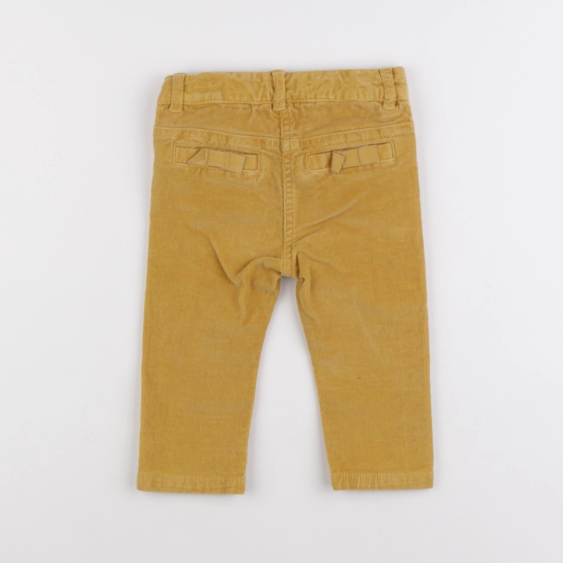 Jacadi - pantalon jaune - 12 mois
