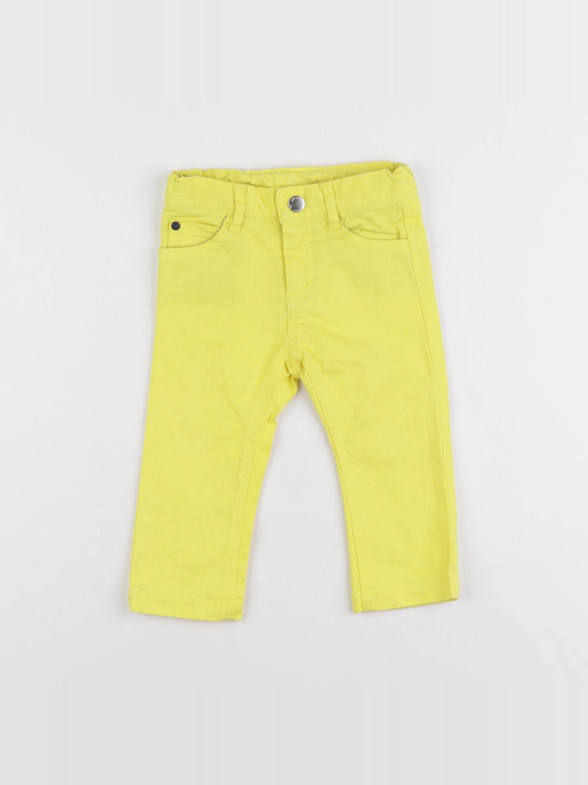 Jacadi - jean jaune fluo - 12 mois