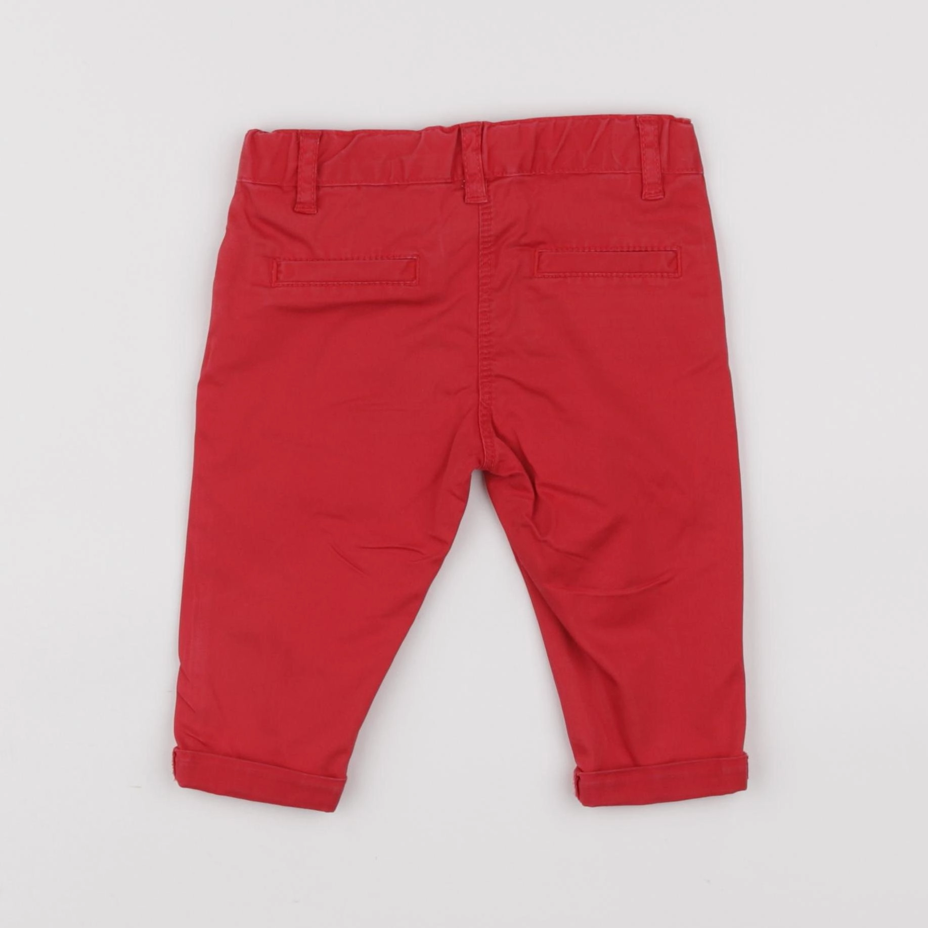 Petit Bateau - pantalon rouge - 6 mois