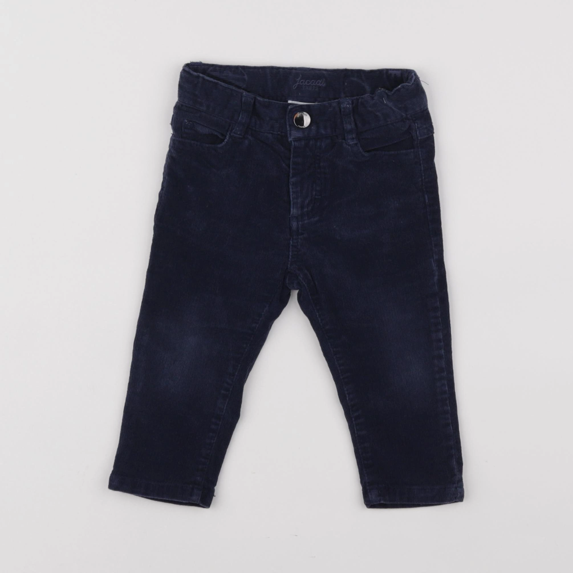 Jacadi - pantalon bleu - 12 mois