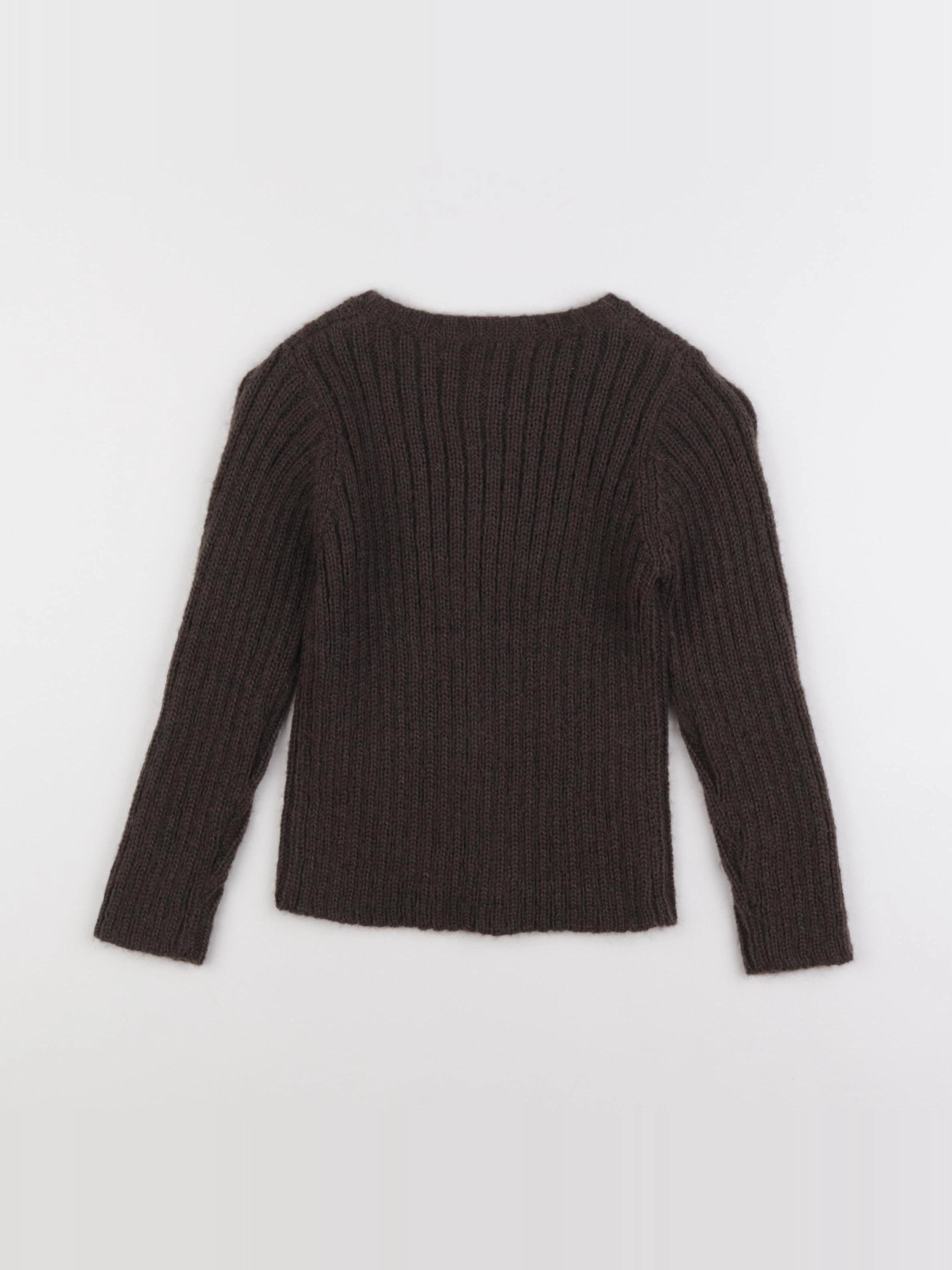 Bonton - gilet marron - 6 ans