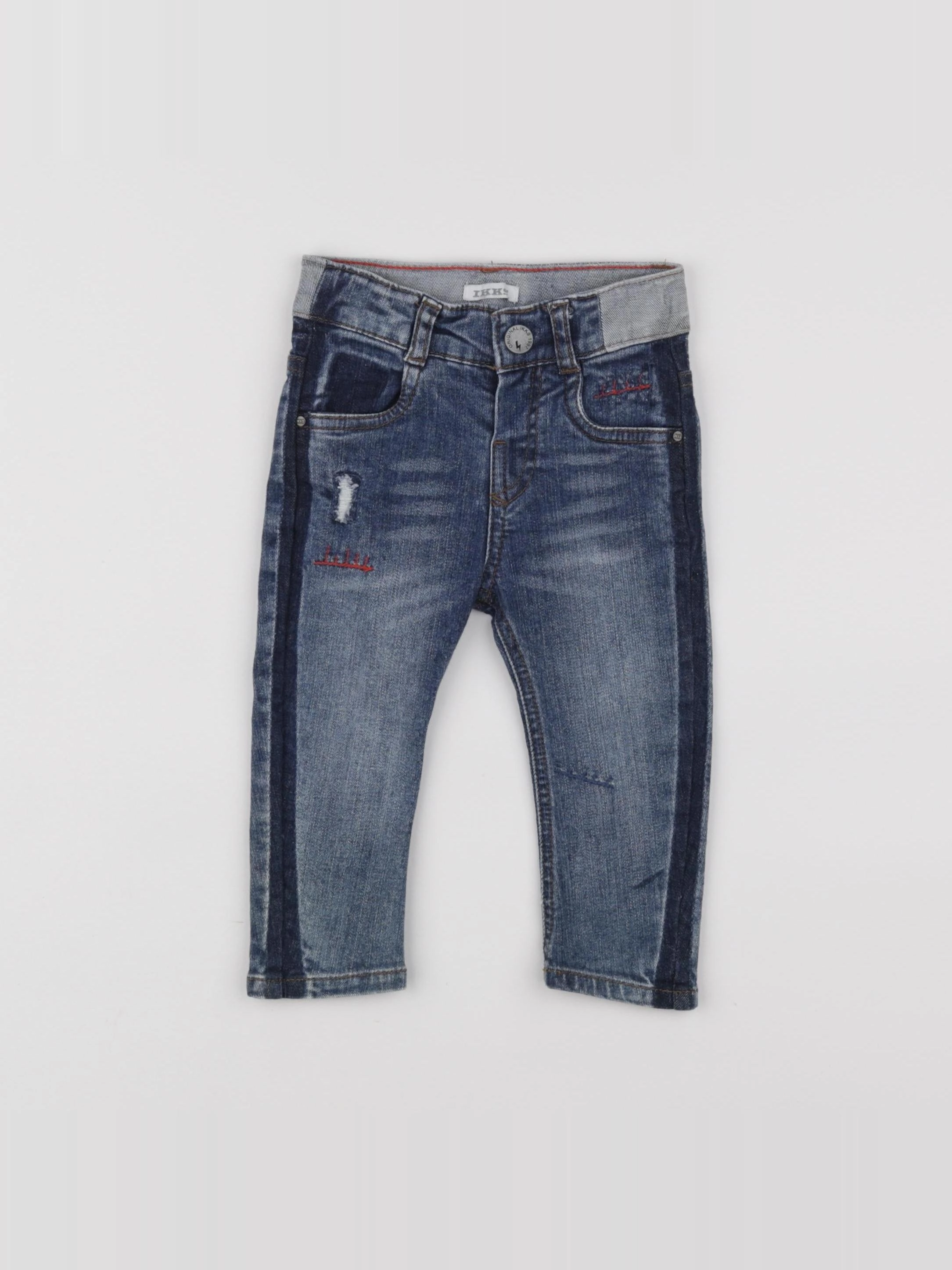 IKKS - jean bleu - 12 mois