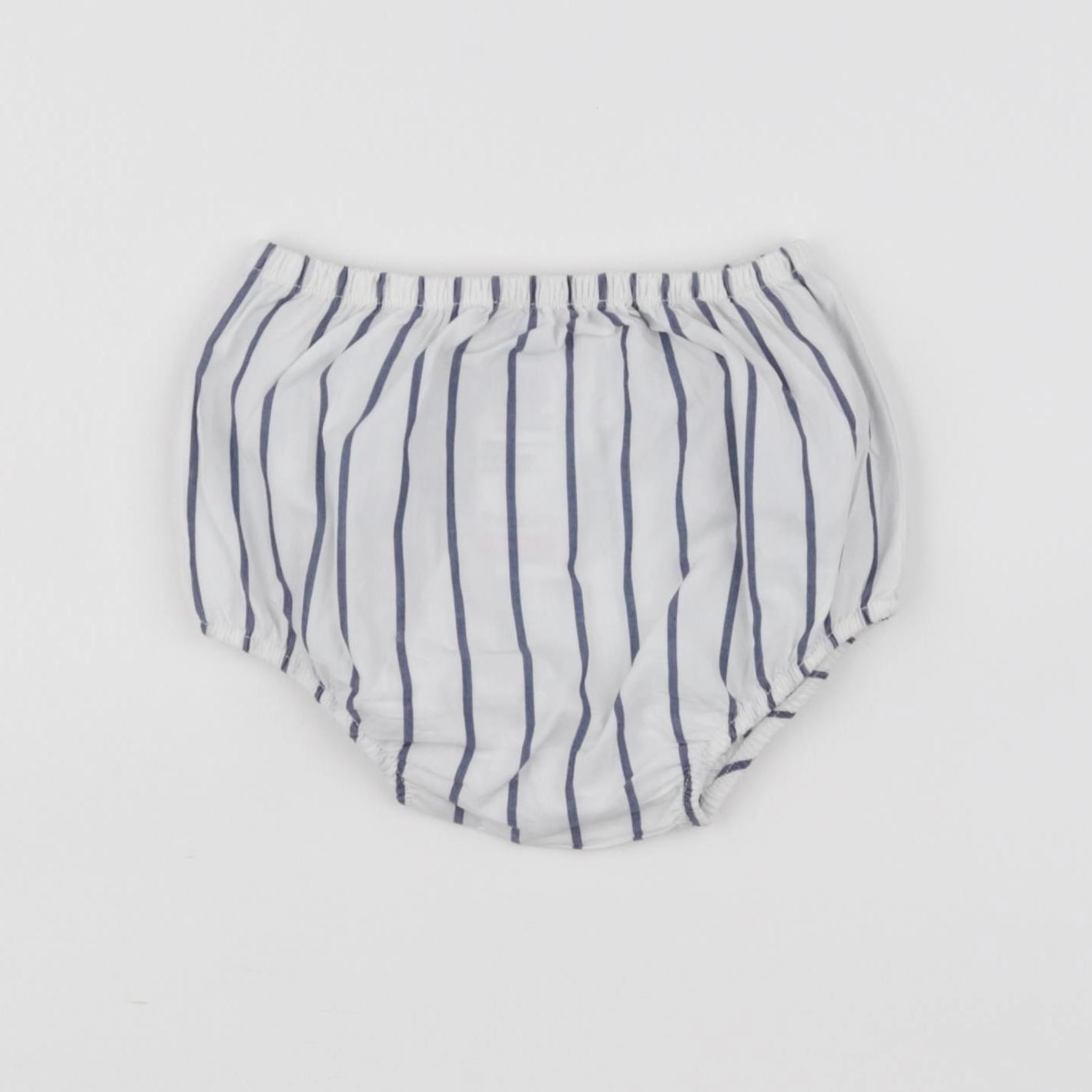 Jacadi - bloomer blanc, bleu - 12 mois