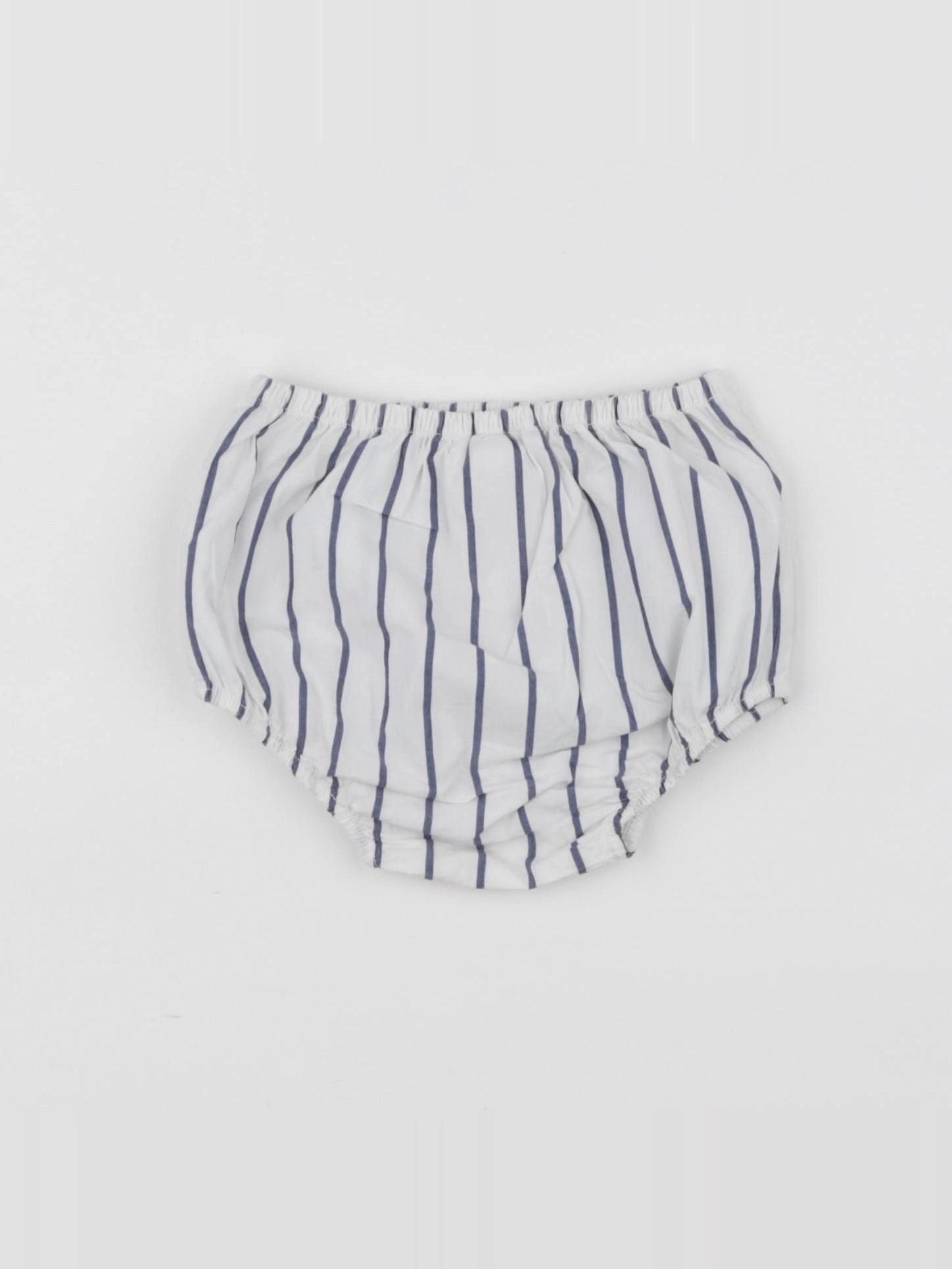 Jacadi - bloomer blanc, bleu - 12 mois