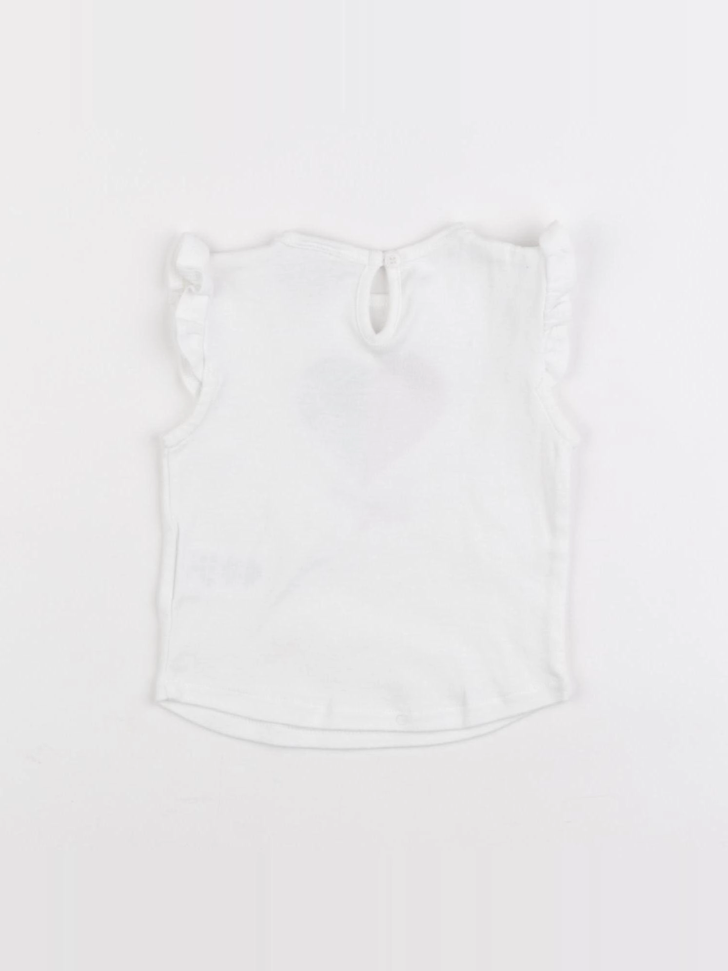 Bonton - tee-shirt blanc - 12 mois