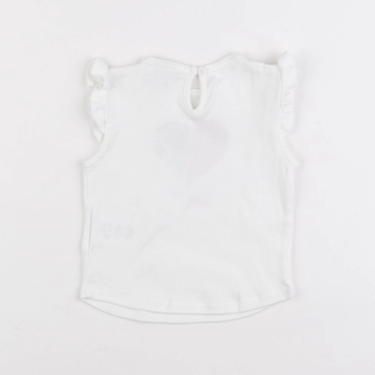 Bonton - tee-shirt blanc - 12 mois