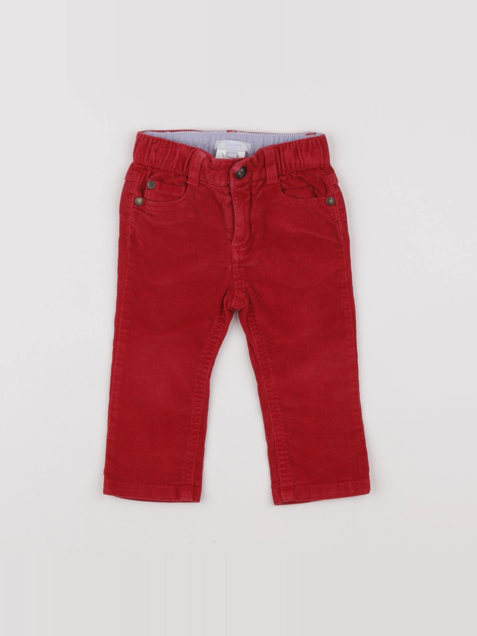 Jacadi - pantalon rouge - 12 mois