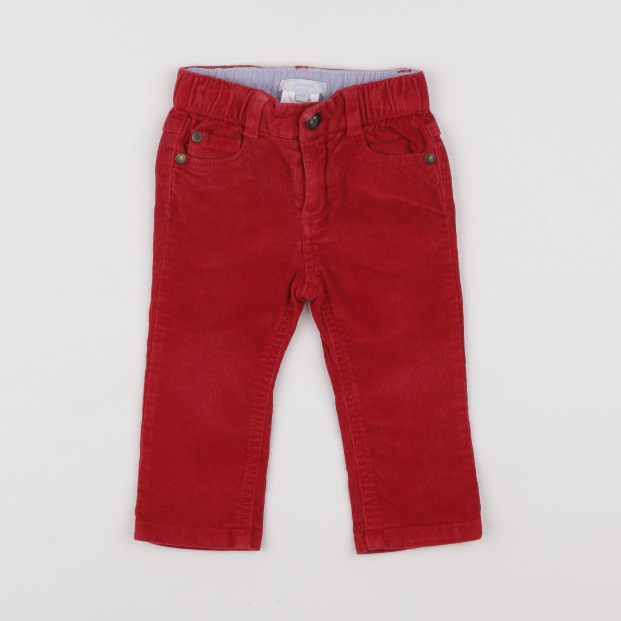 Jacadi - pantalon rouge - 12 mois
