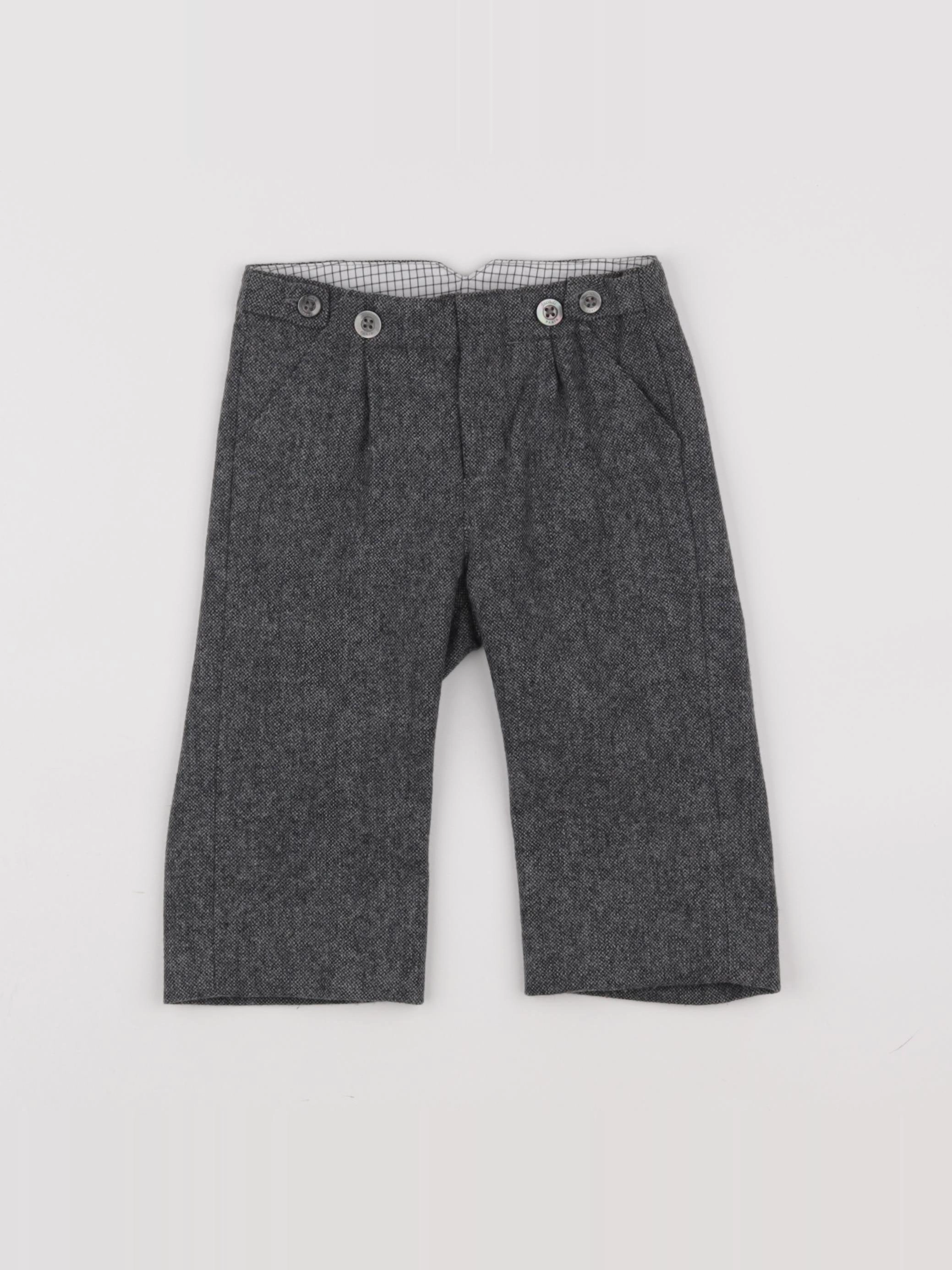 Jacadi - pantalon gris - 12 mois