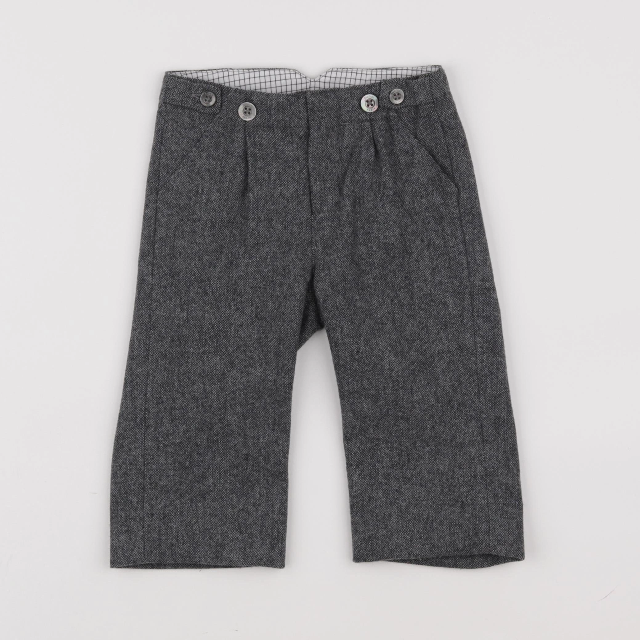 Jacadi - pantalon gris - 12 mois