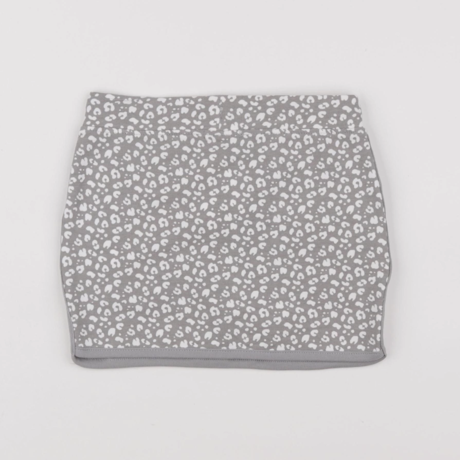 Vertbaudet - jupe gris, blanc - 6 ans