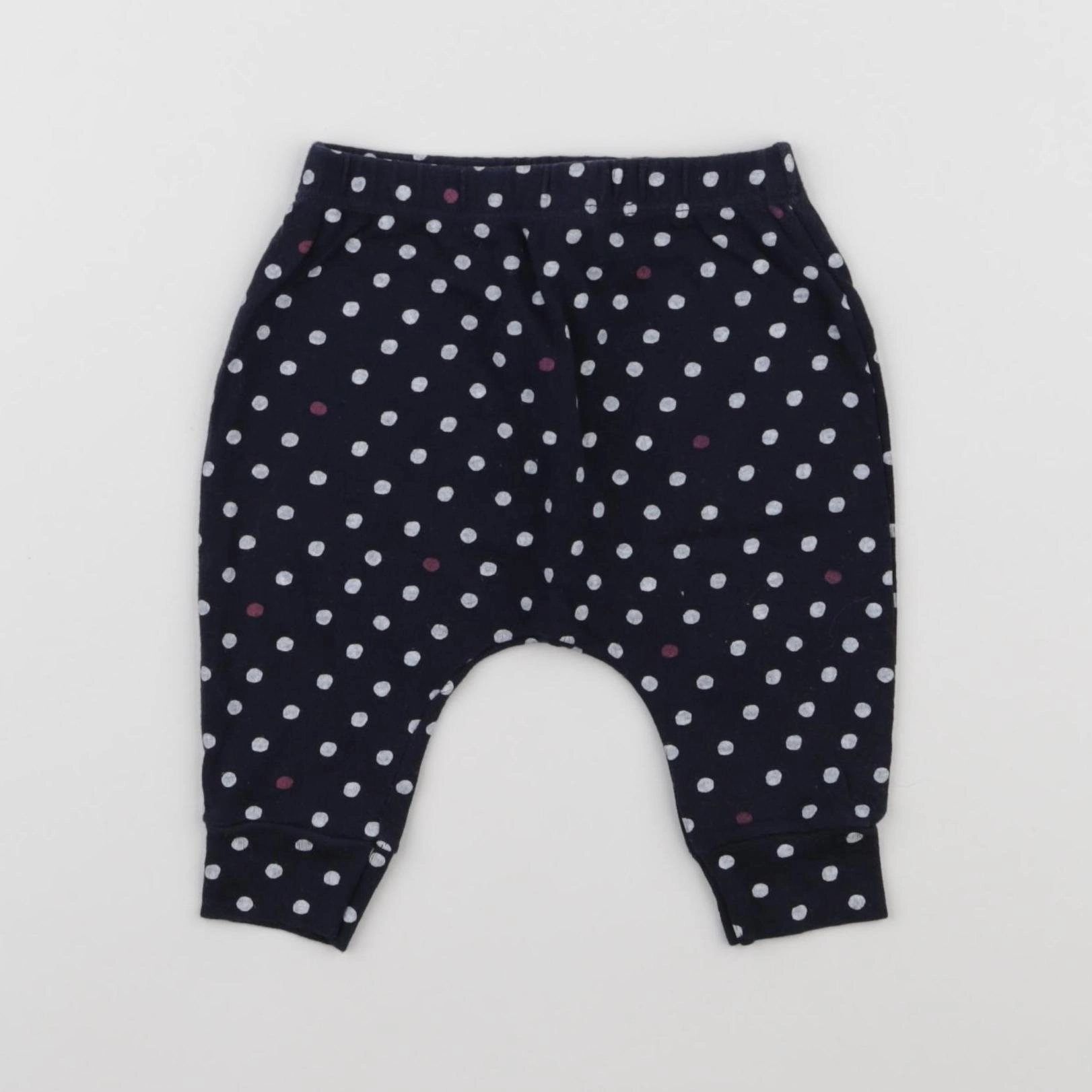 Petit Bateau - sarouel bleu - 3 mois