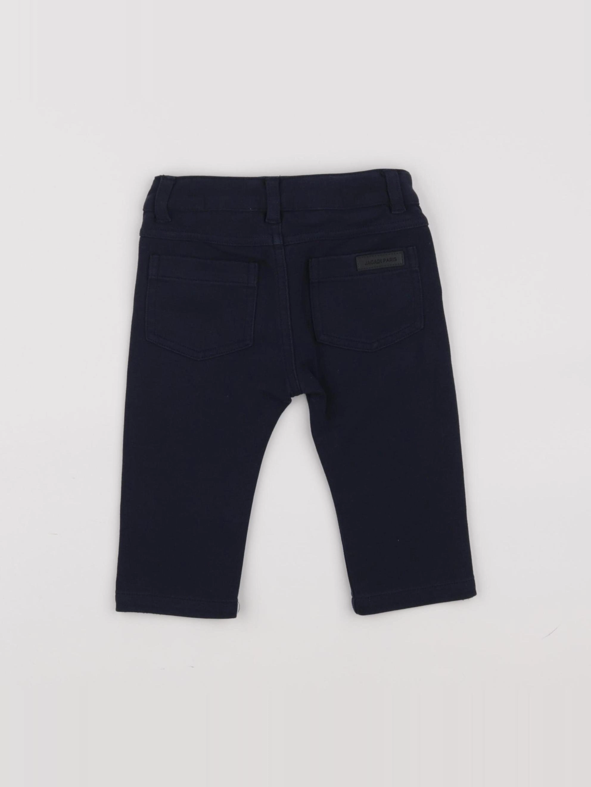 Jacadi - pantalon bleu - 12 mois