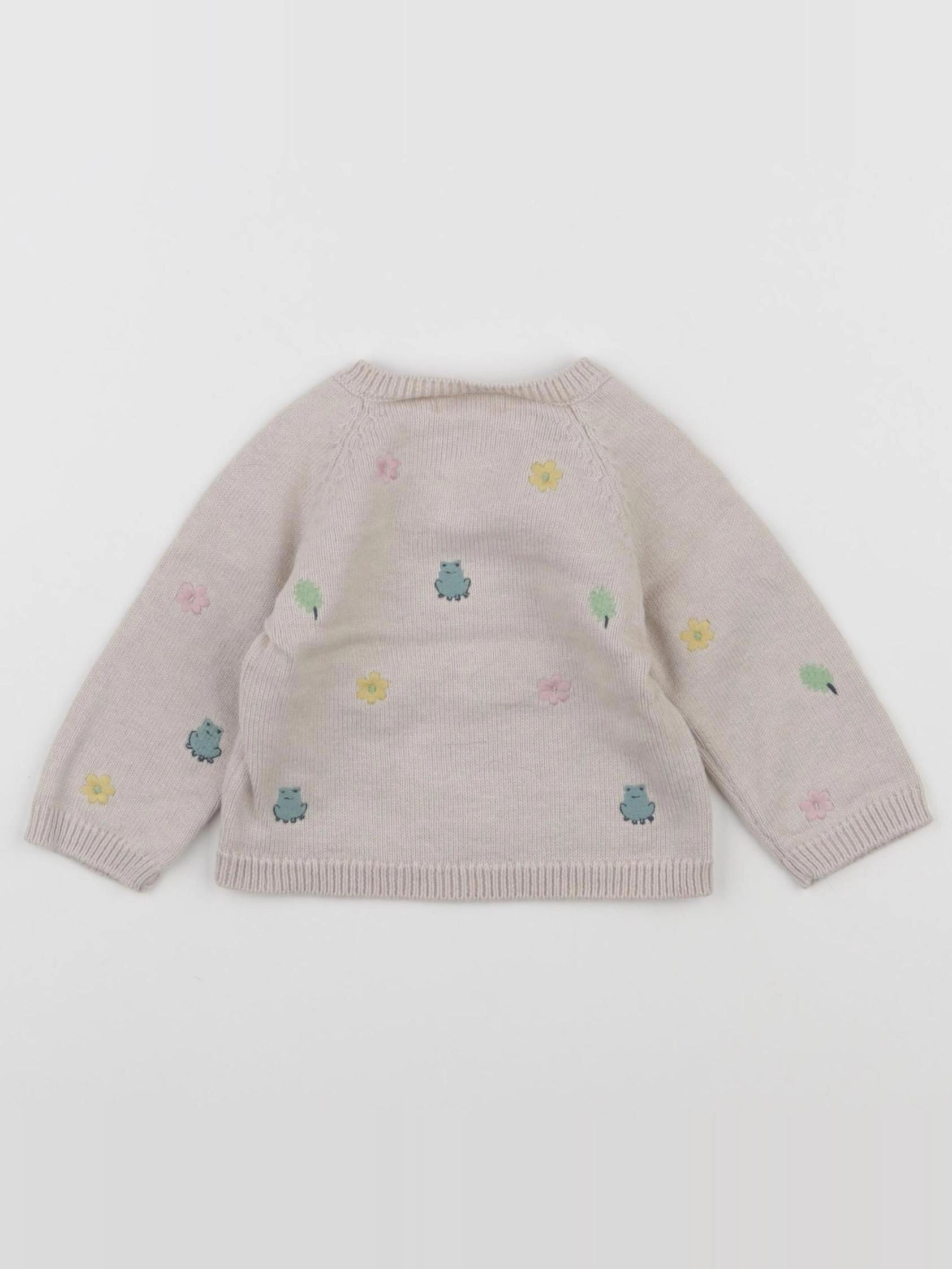 Boutchou - pull beige - 3 mois