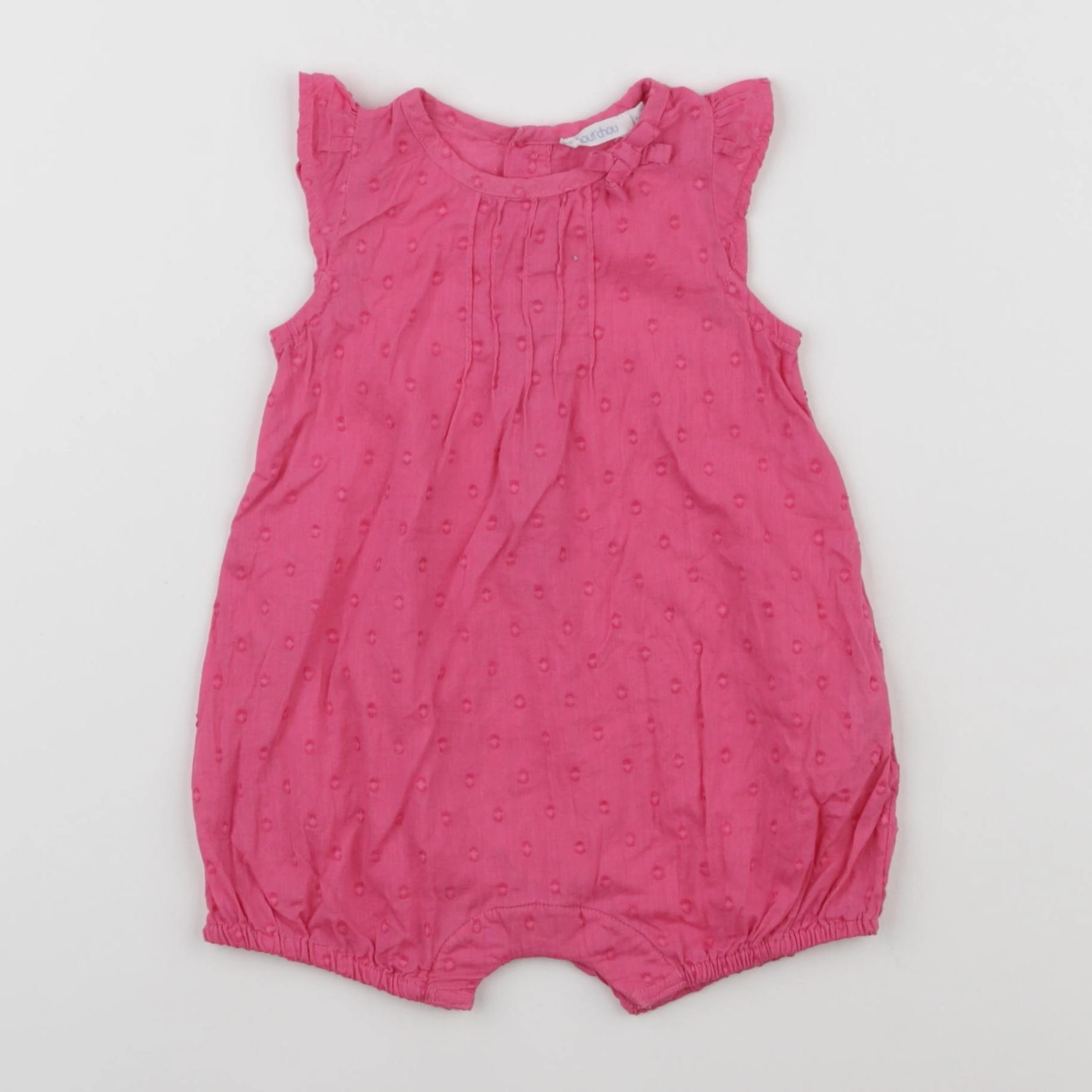 Boutchou - combinaison rose - 6 mois