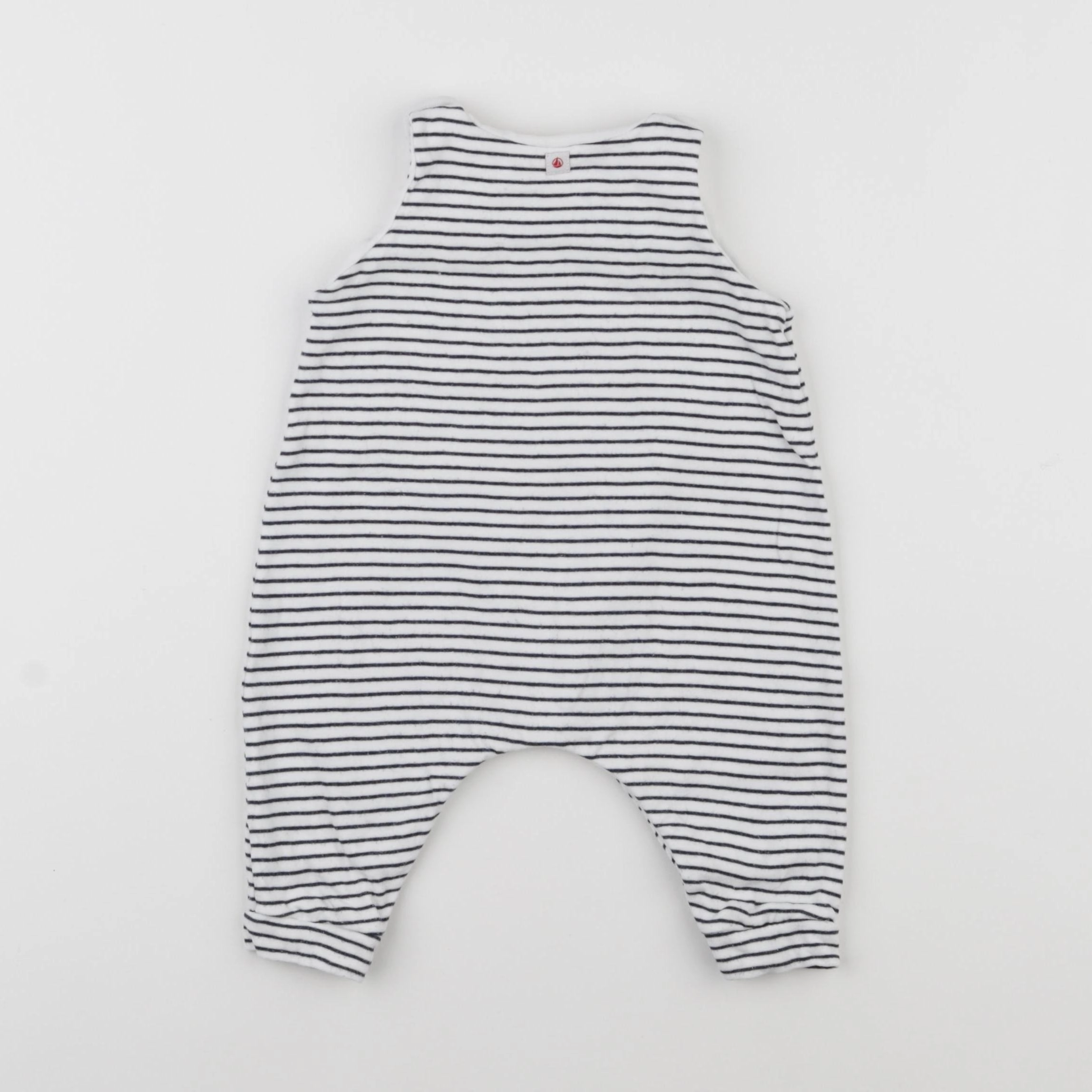 Petit Bateau - combinaison blanc, bleu - 3 mois
