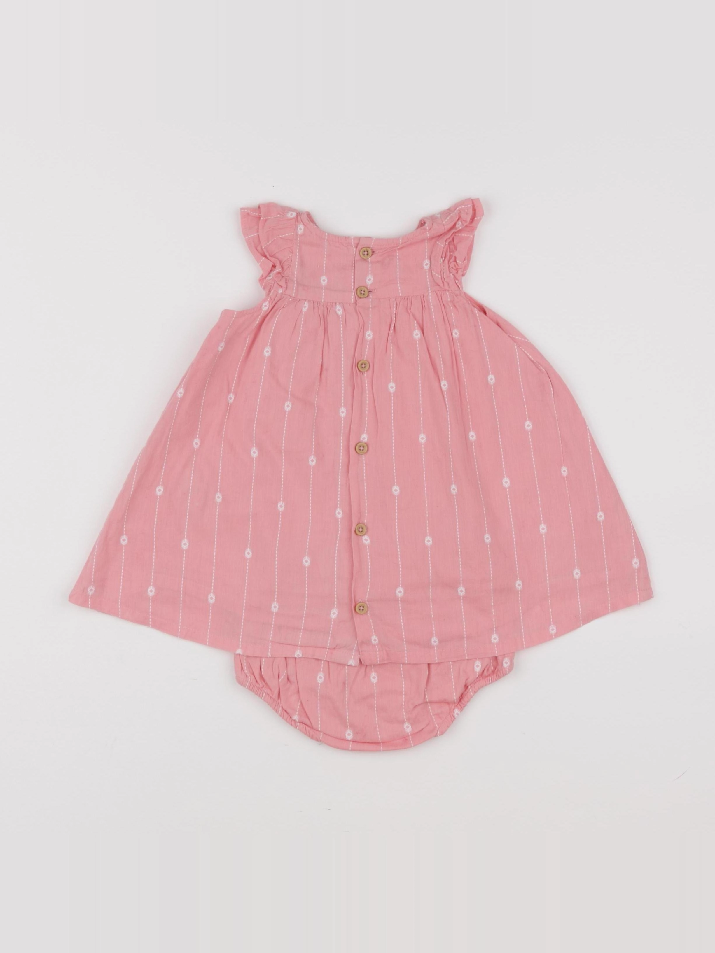 Boutchou - robe rose - 6 mois