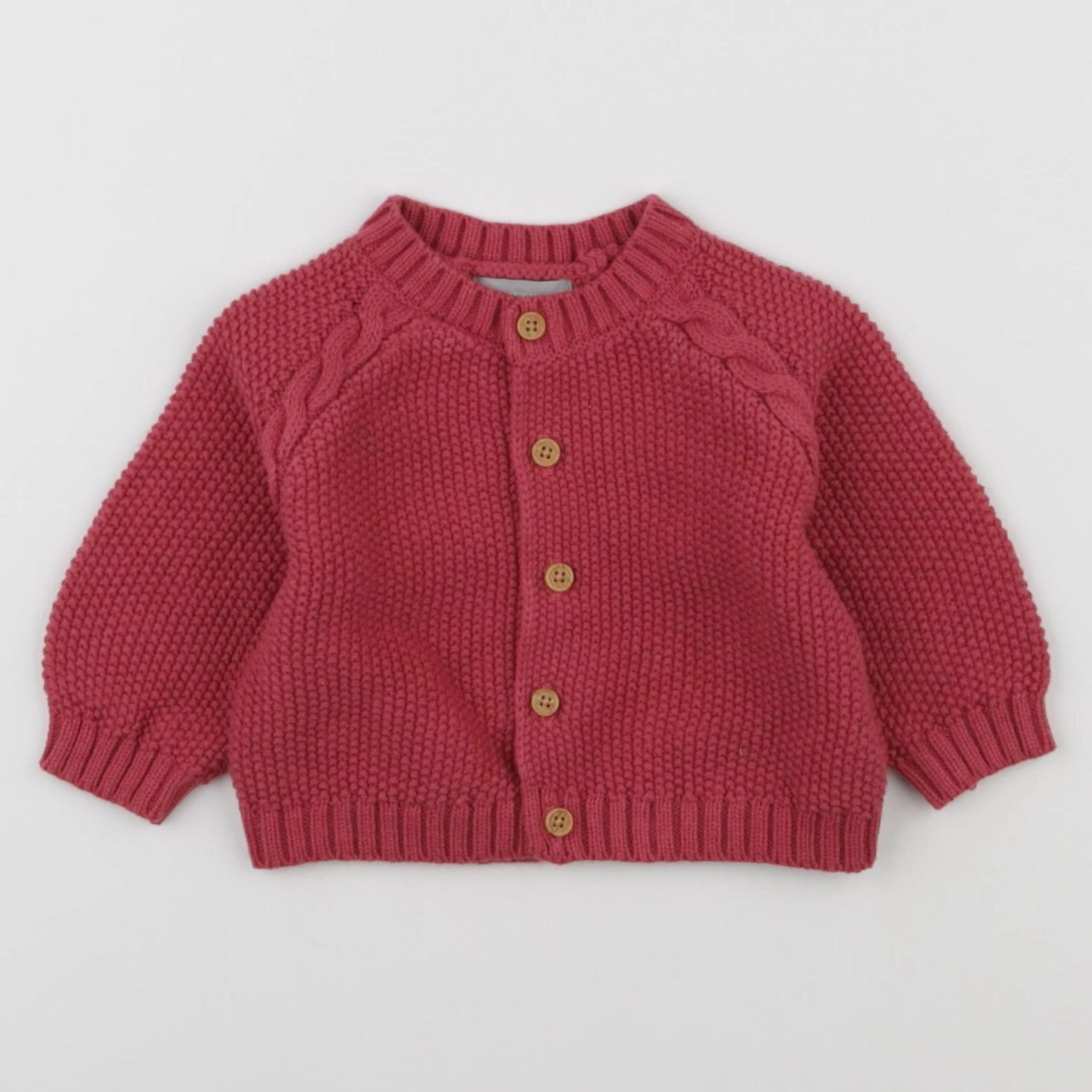 Boutchou - gilet rose - 3 mois
