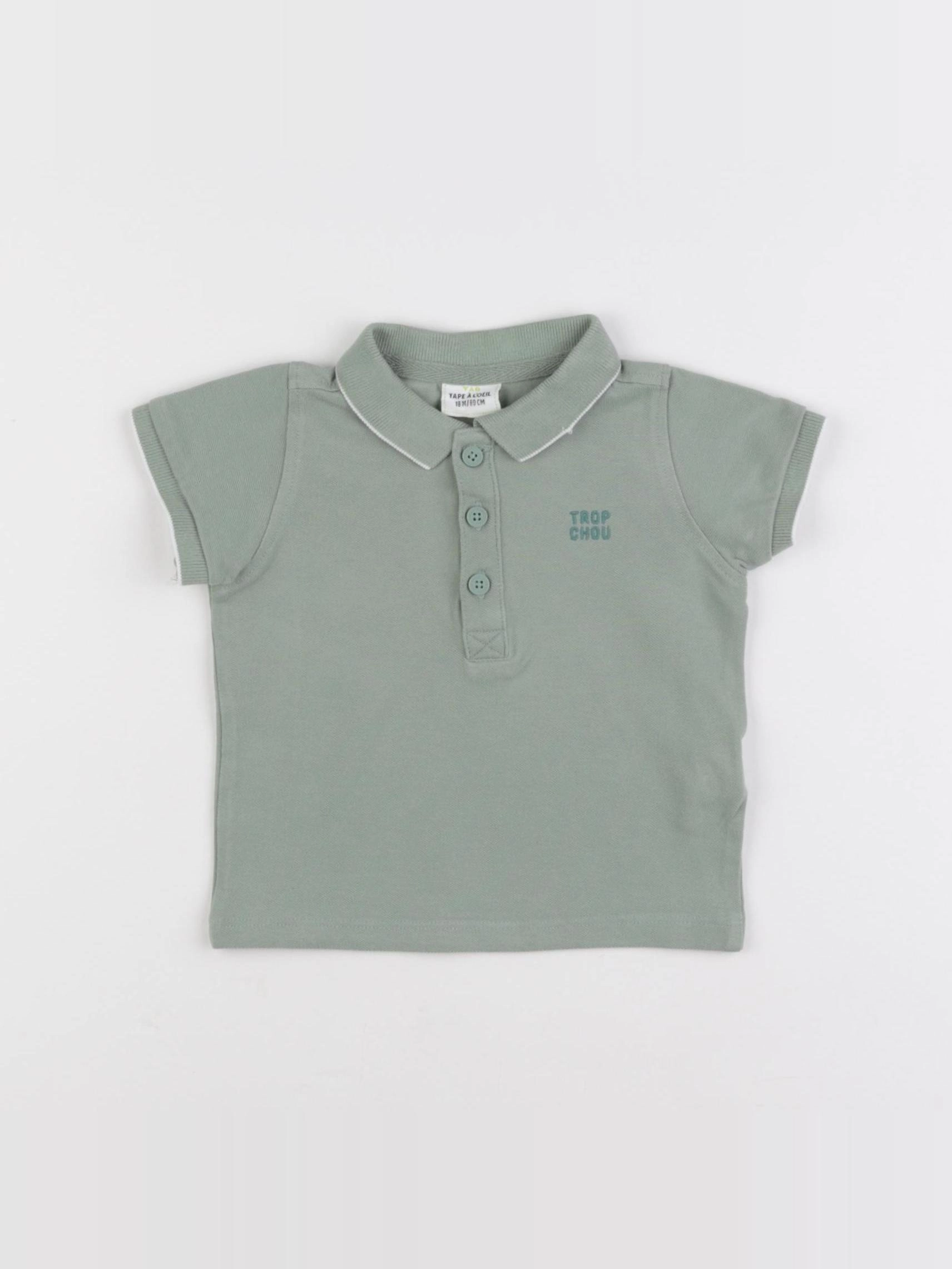 Tape à l'oeil - polo vert - 18 mois