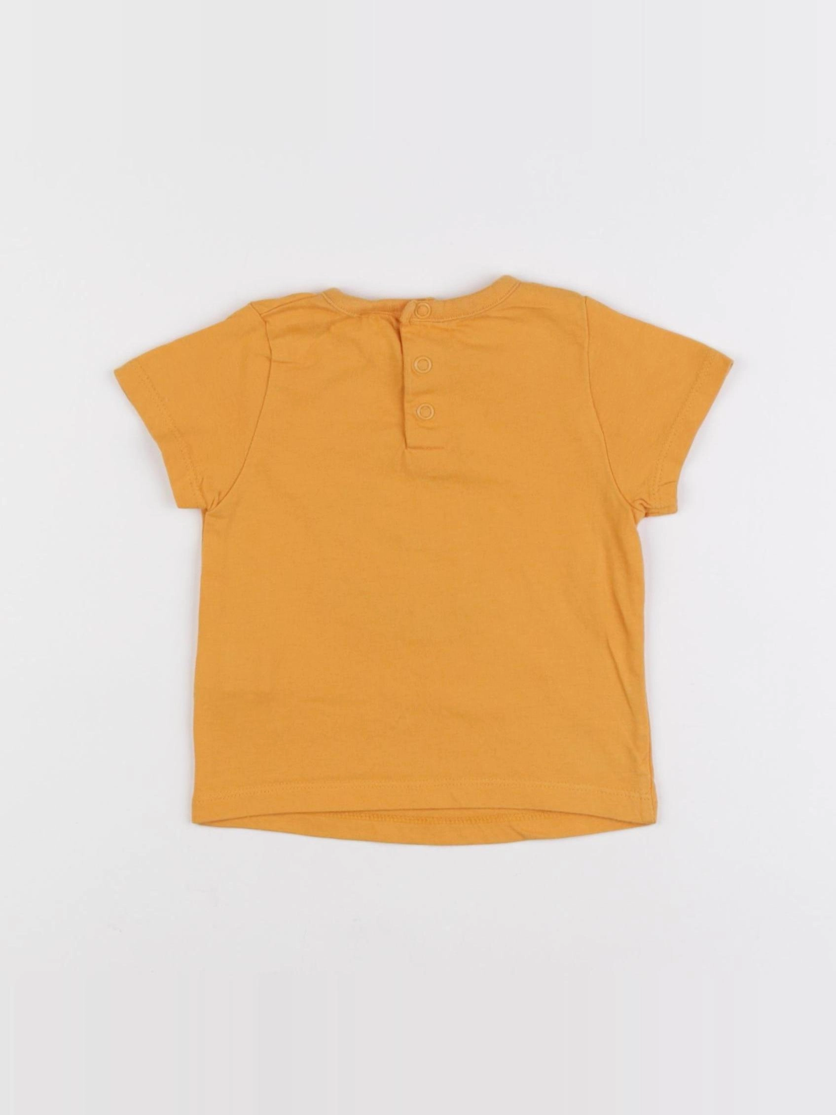 Tape à l'oeil - tee-shirt orange - 12 mois