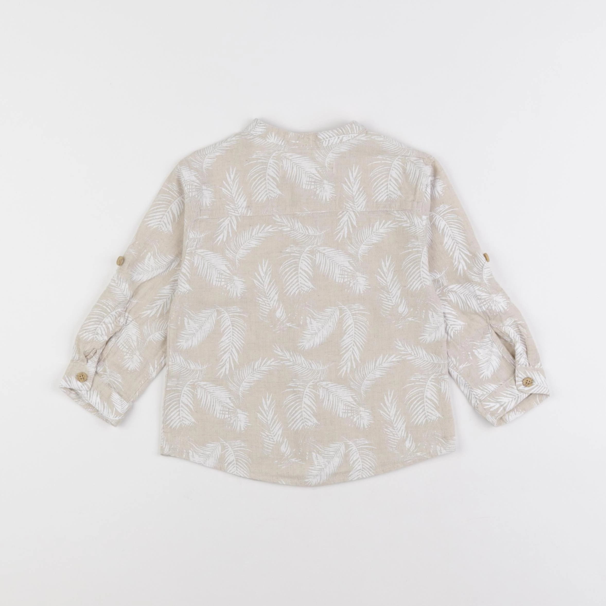 Zara - chemise beige - 12/18 mois