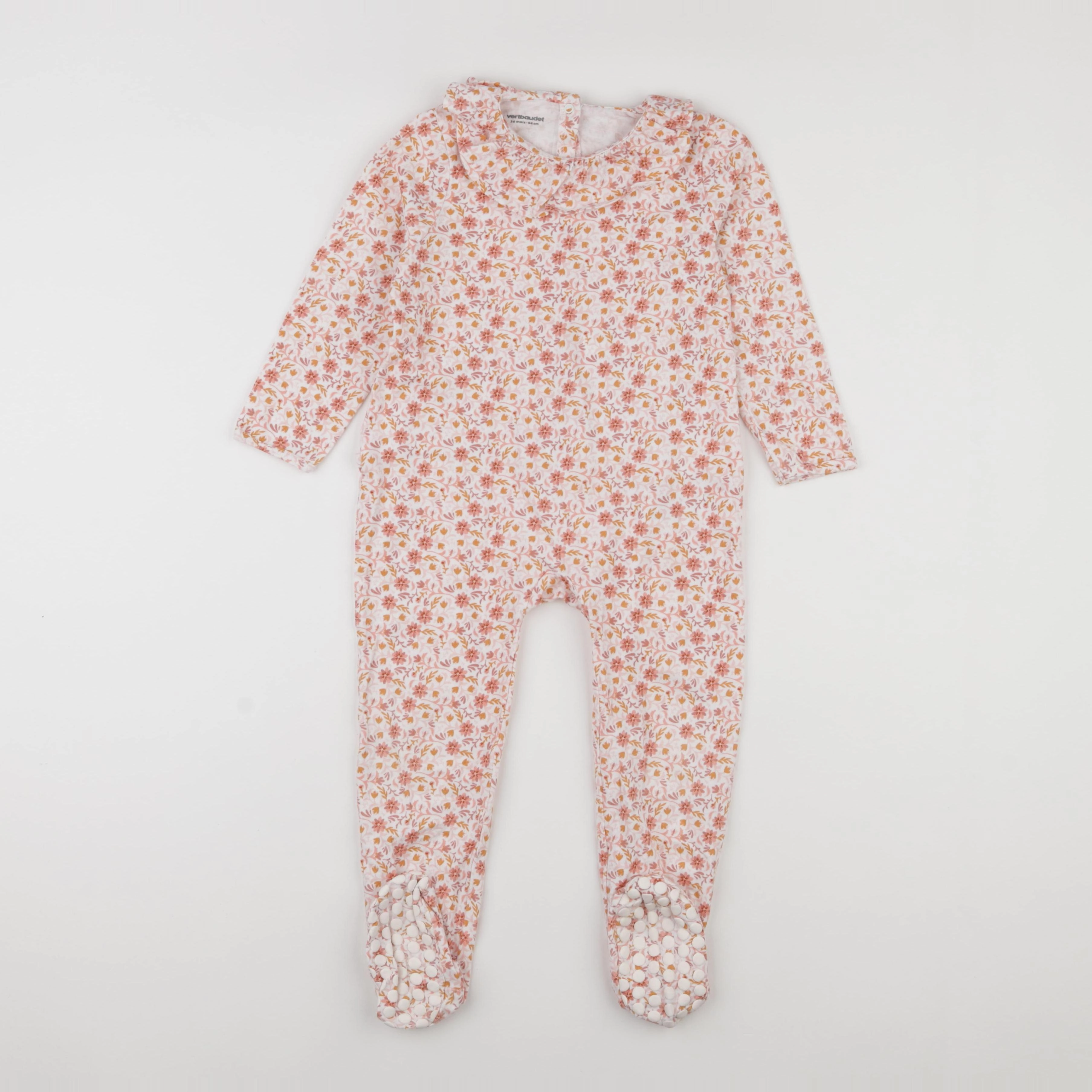 Vertbaudet - pyjama coton rose - 3 ans