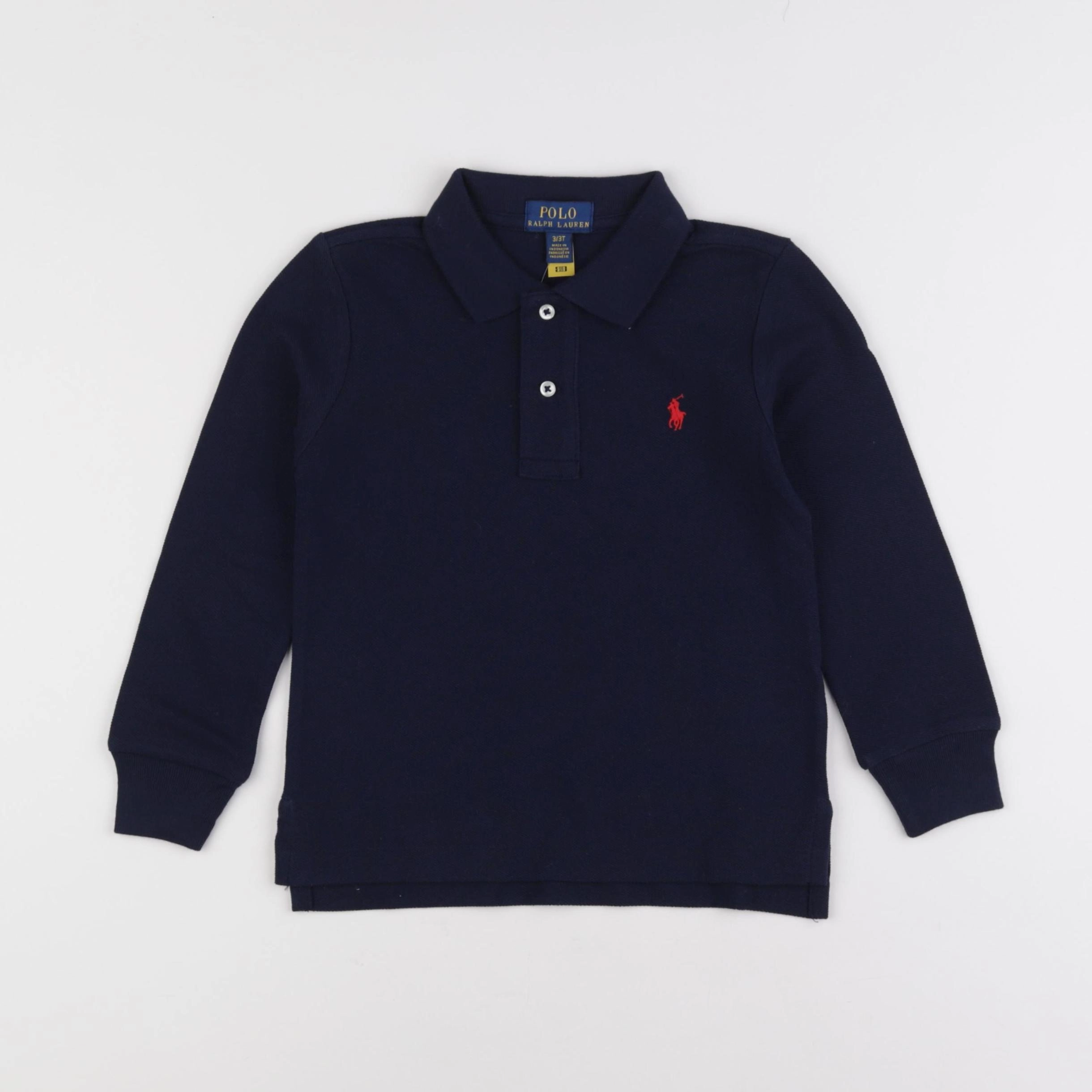 Ralph Lauren - polo bleu - 3 ans
