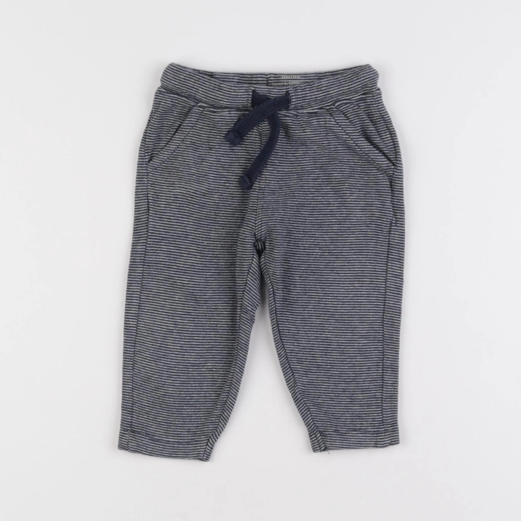 Boutchou - jogging bleu - 12 mois