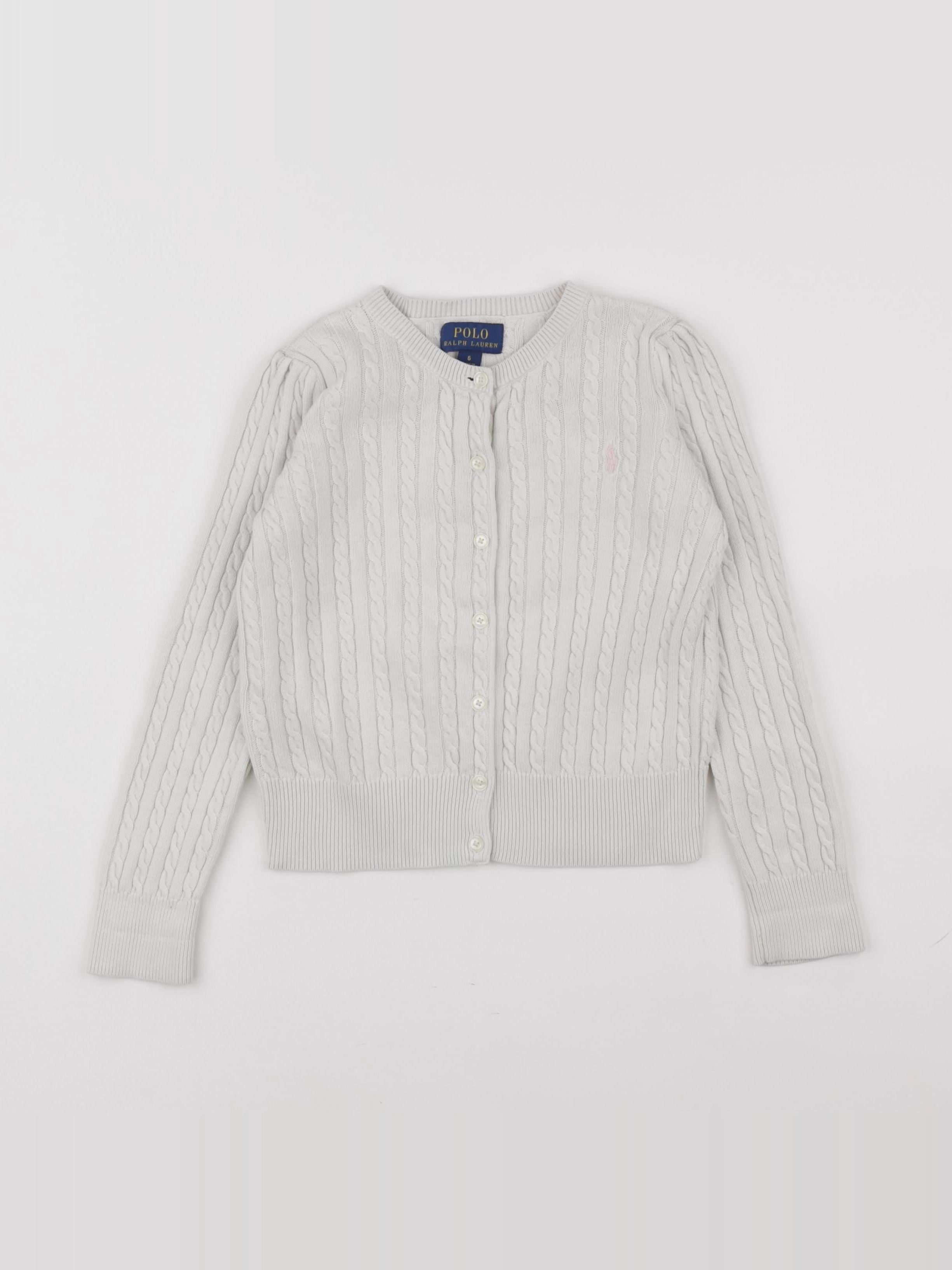 Ralph Lauren - gilet blanc - 6 ans