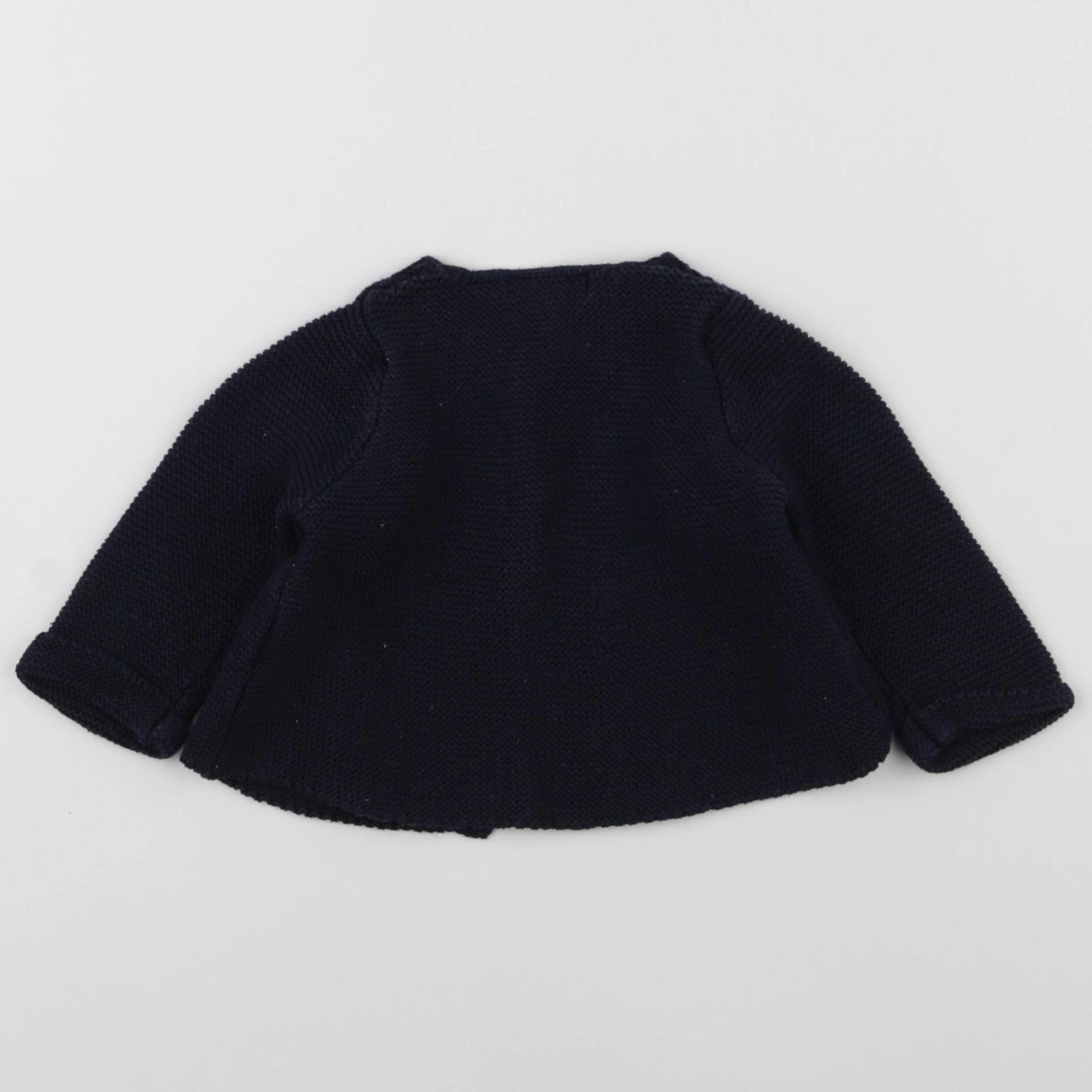 Vertbaudet - gilet bleu - 3 mois