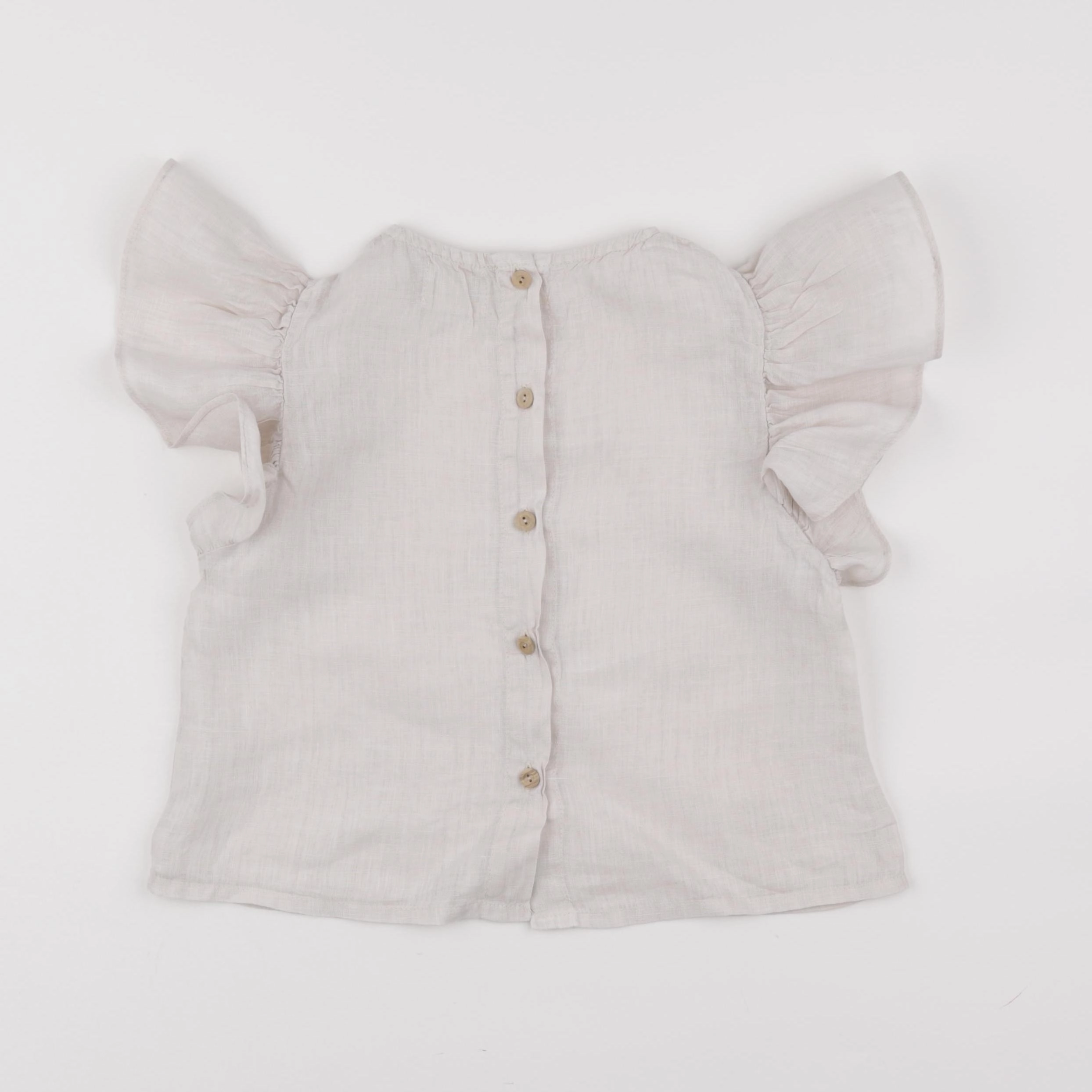 Yellow Pelota - blouse gris - 4 ans