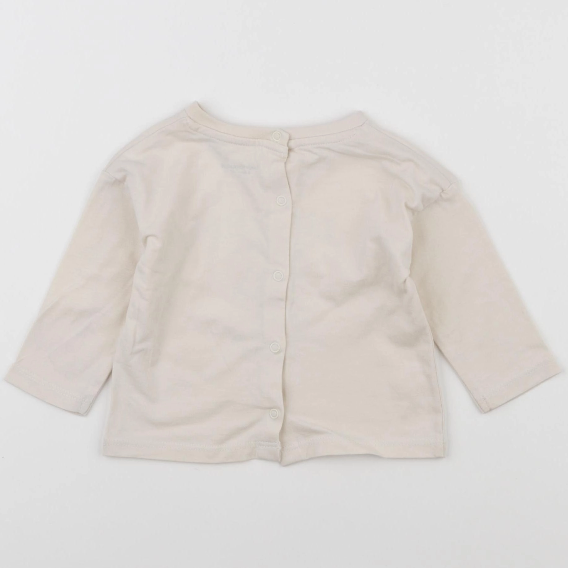 Vertbaudet - tee-shirt beige - 6 mois