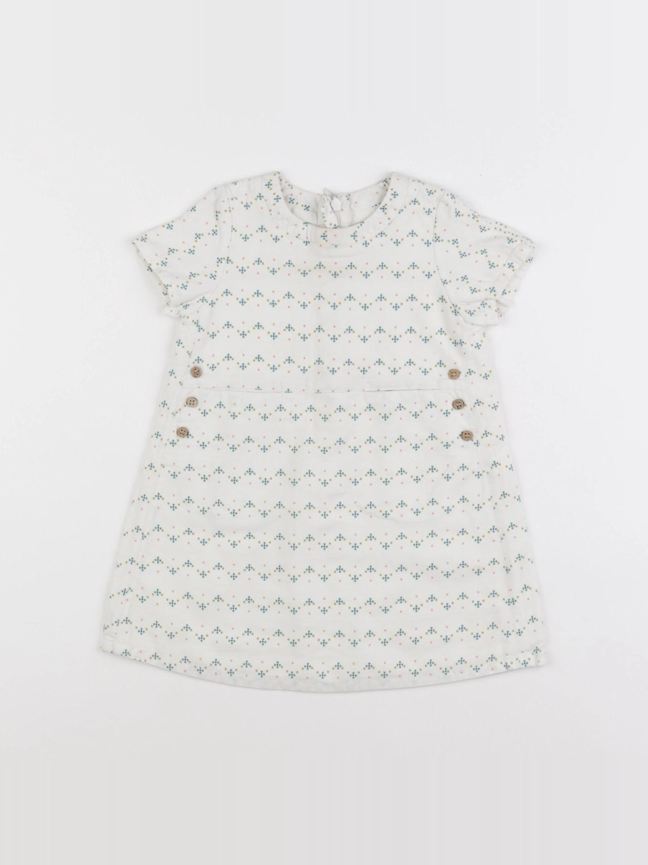 Cyrillus - robe blanc - 18 mois