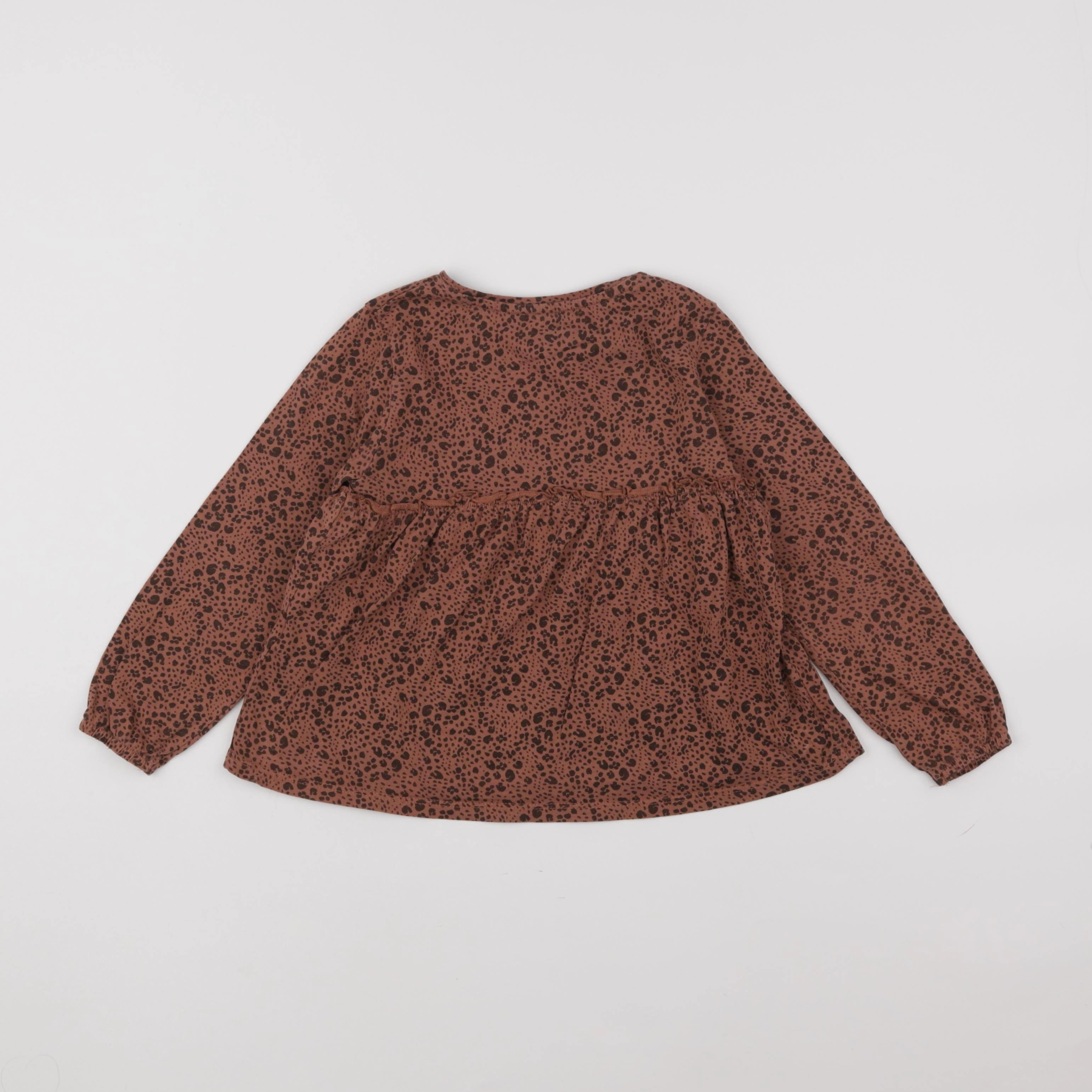 Vertbaudet - tee-shirt marron - 5 ans