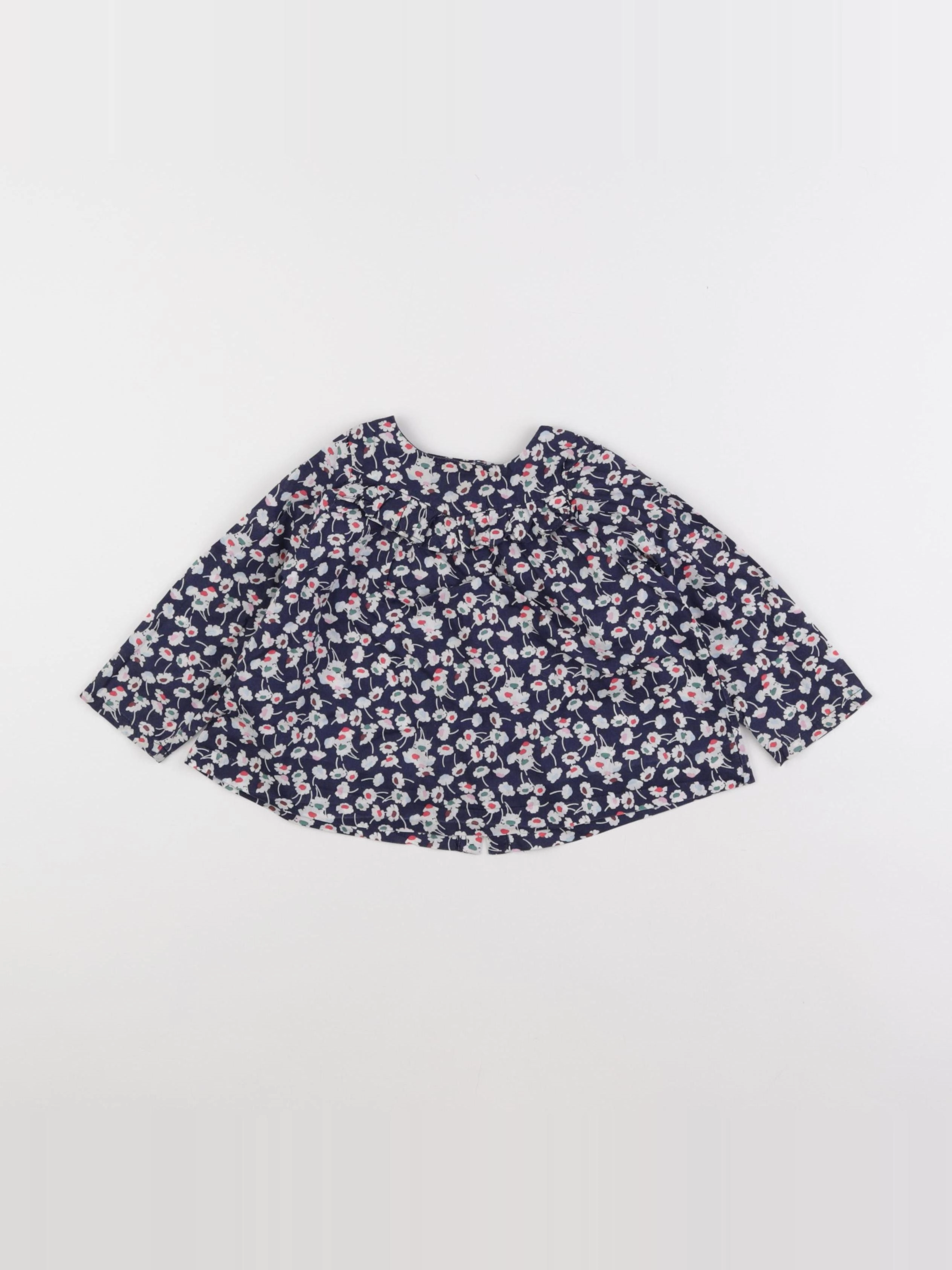 Jacadi - blouse bleu - 18 mois