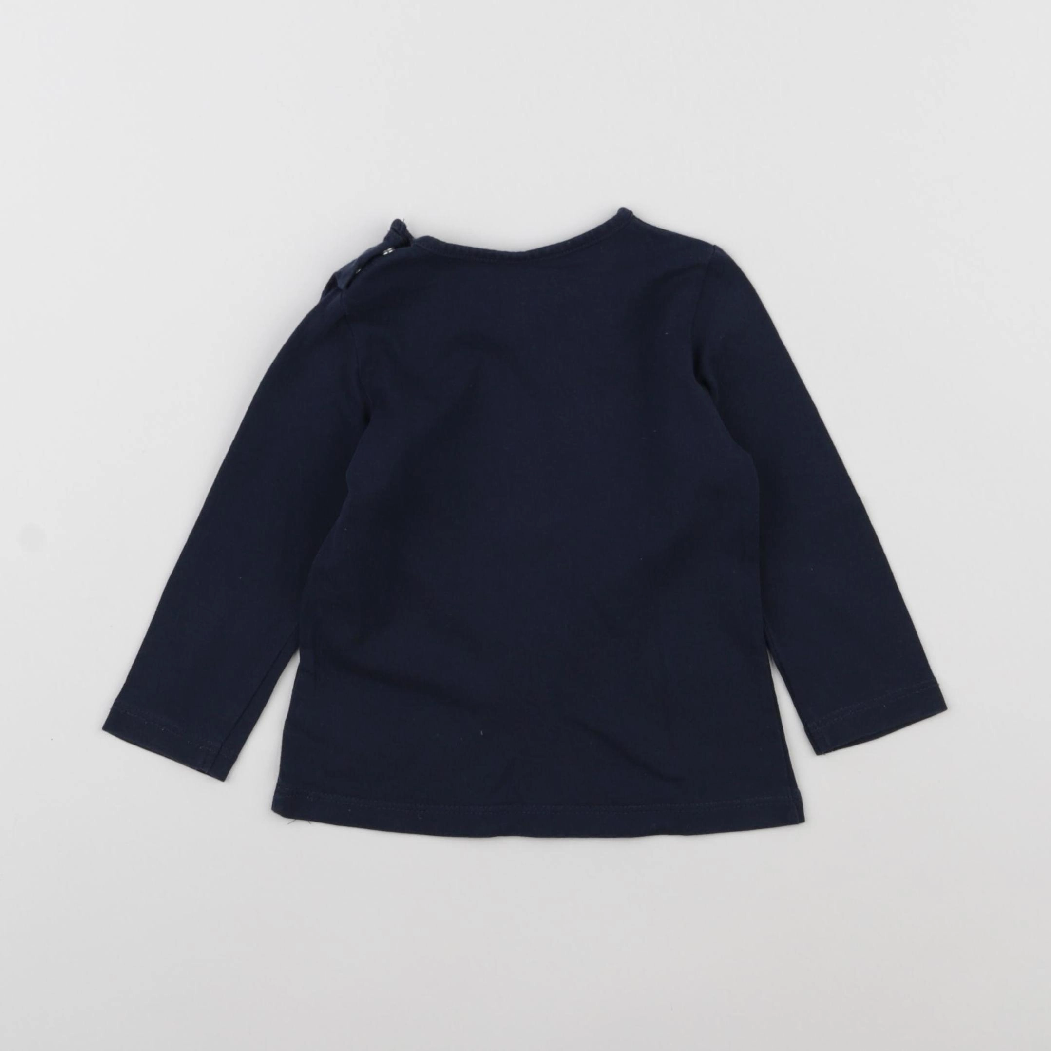 Vertbaudet - tee-shirt bleu - 9 mois