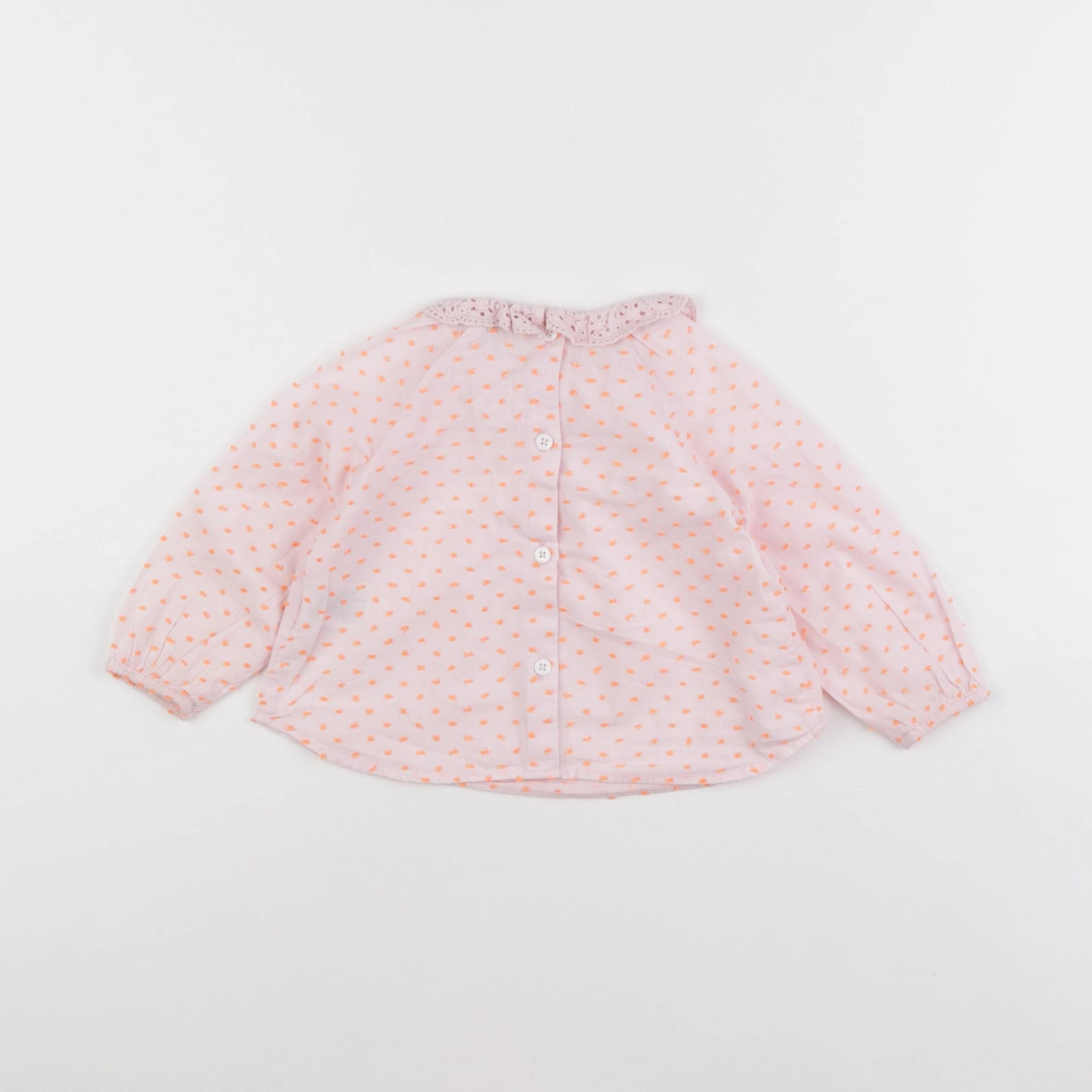 Cyrillus - blouse rose - 18 mois
