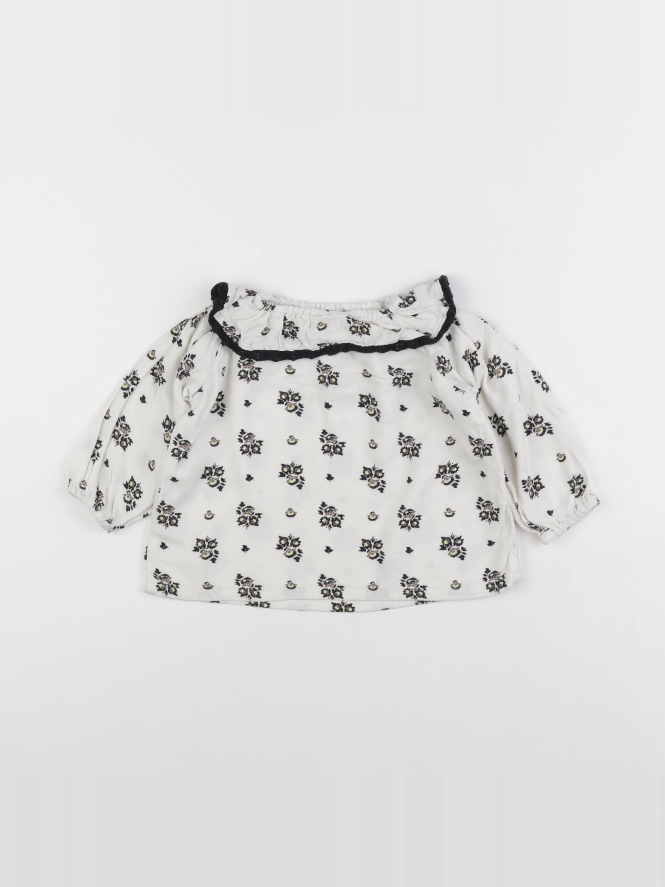 Frangin Frangine - blouse beige - 2 ans