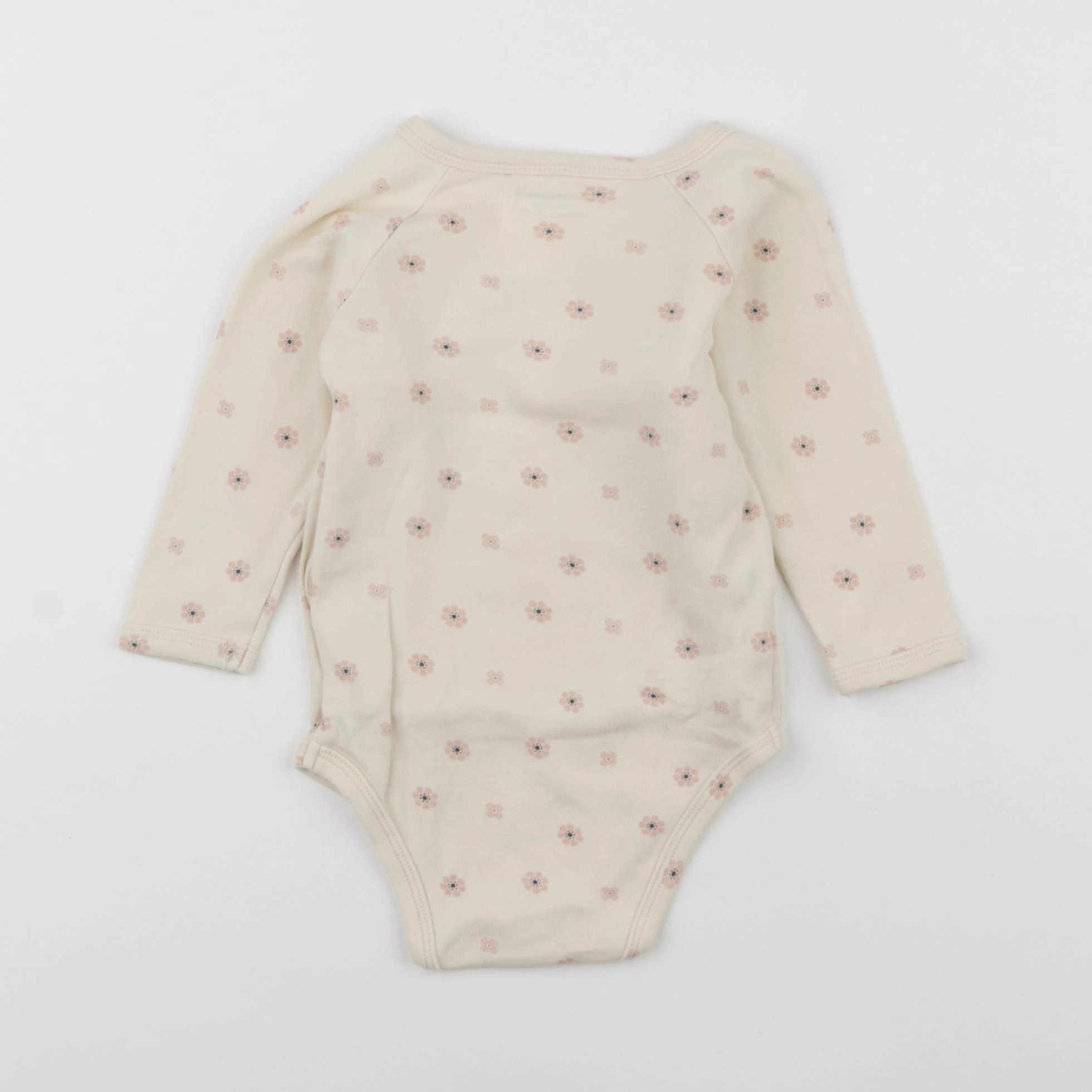Vertbaudet - body beige - 12 mois