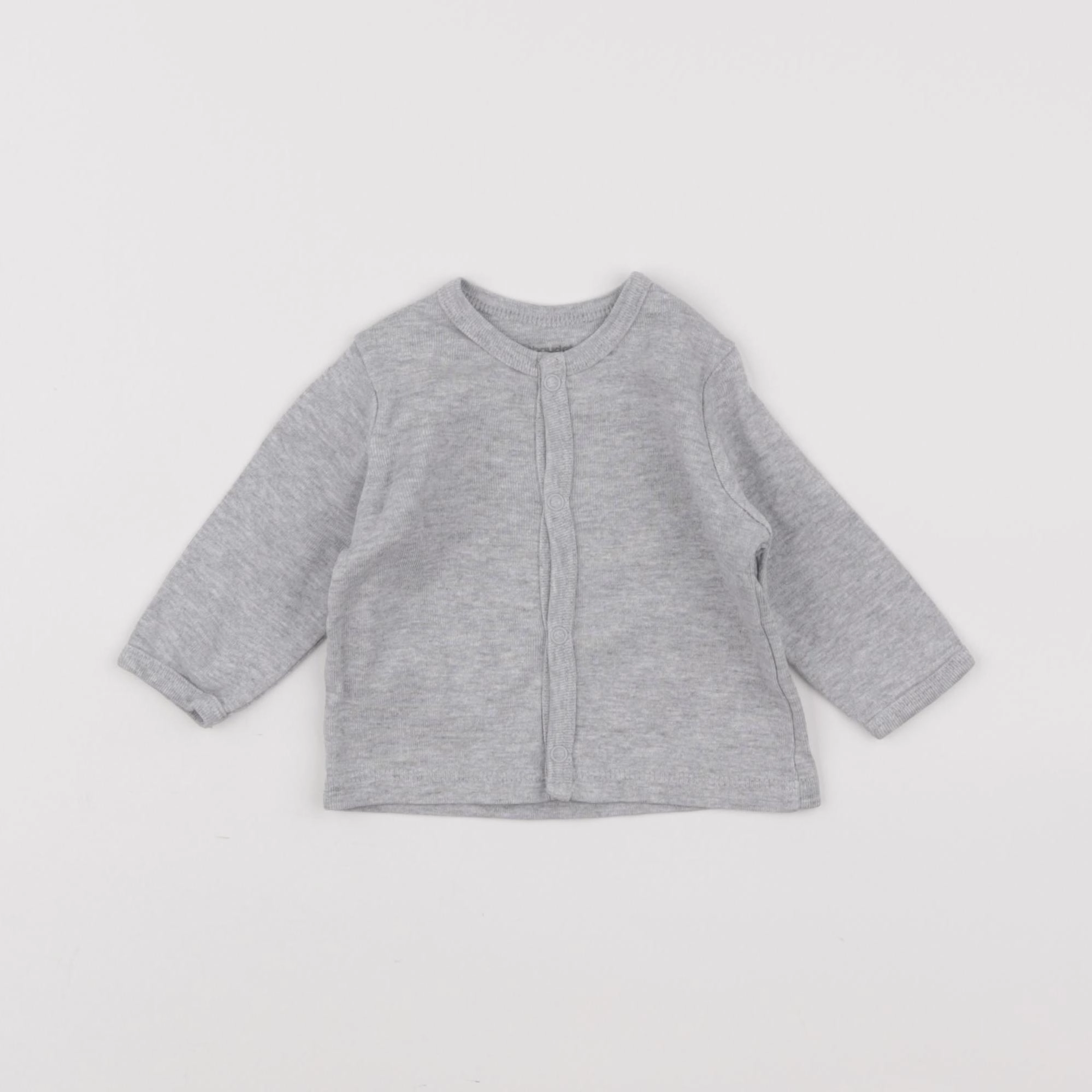 Vertbaudet - tee-shirt gris - 3 mois