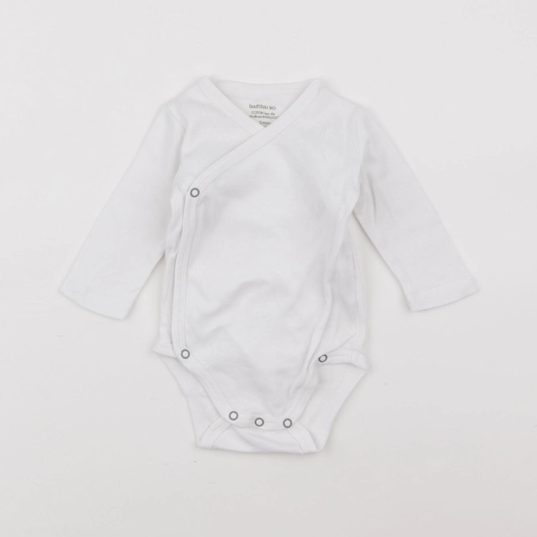 Boutchou - body blanc - 3 mois